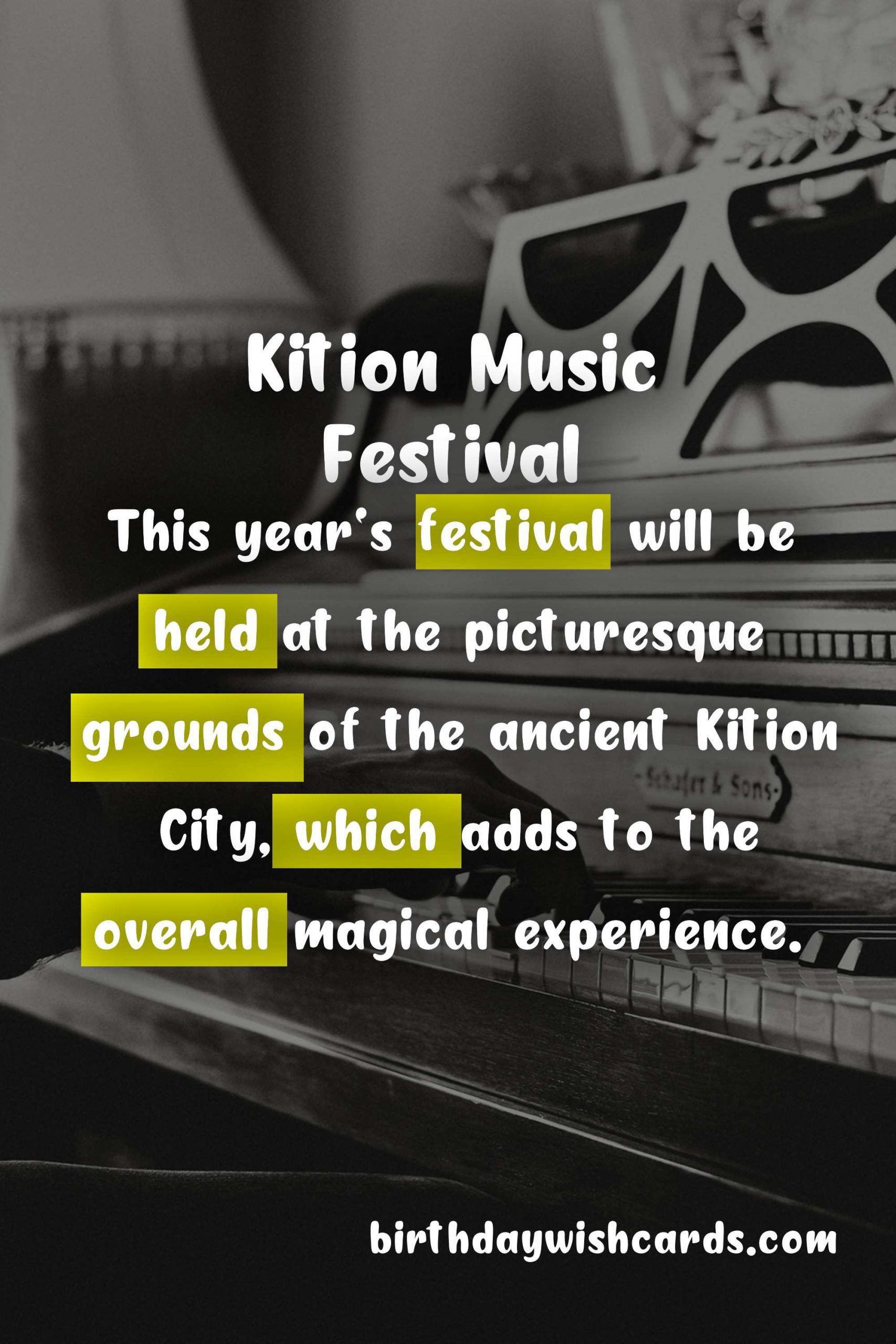 Experience the Excitement of Kition Music Festival - July