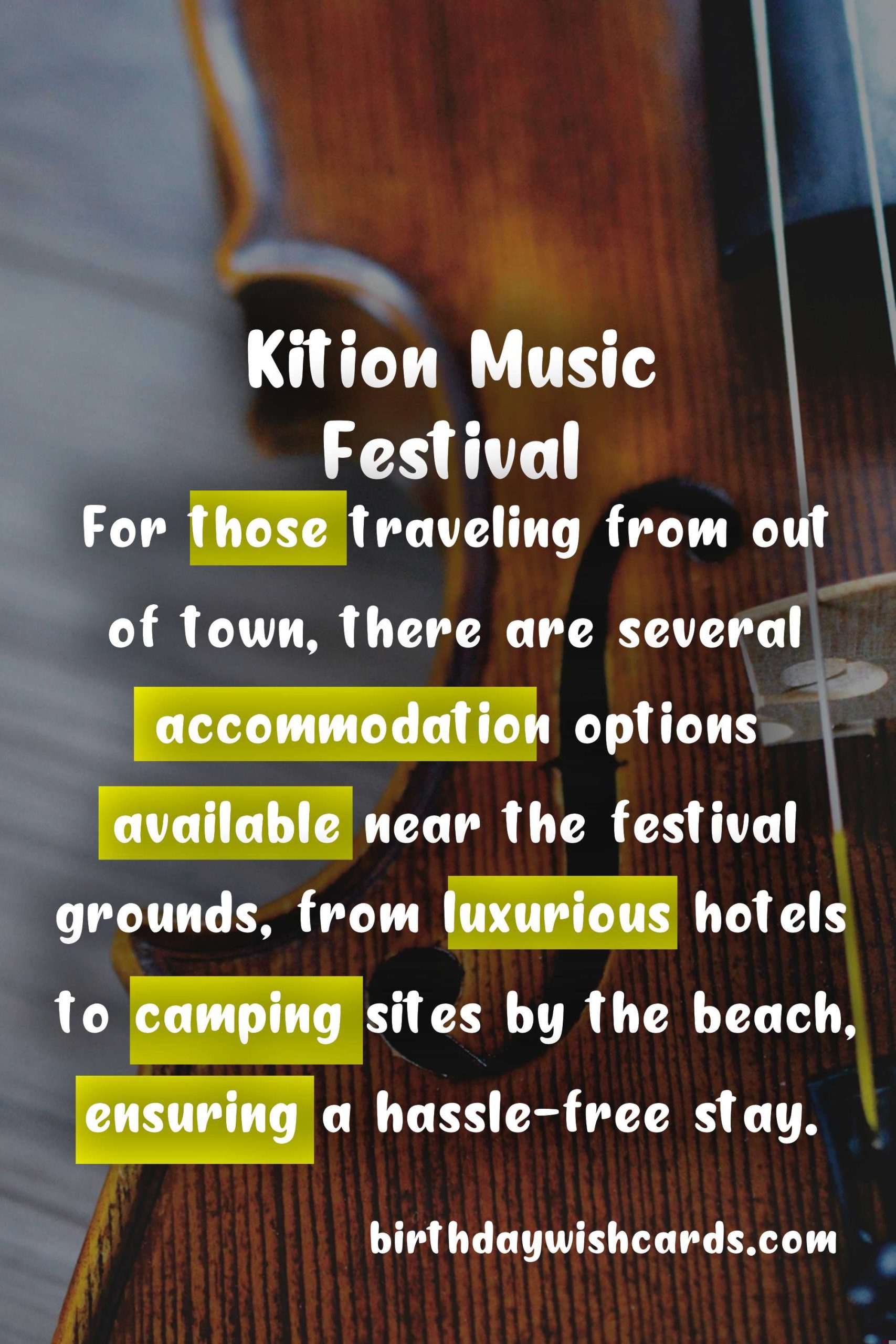 Experience the Excitement of Kition Music Festival - July