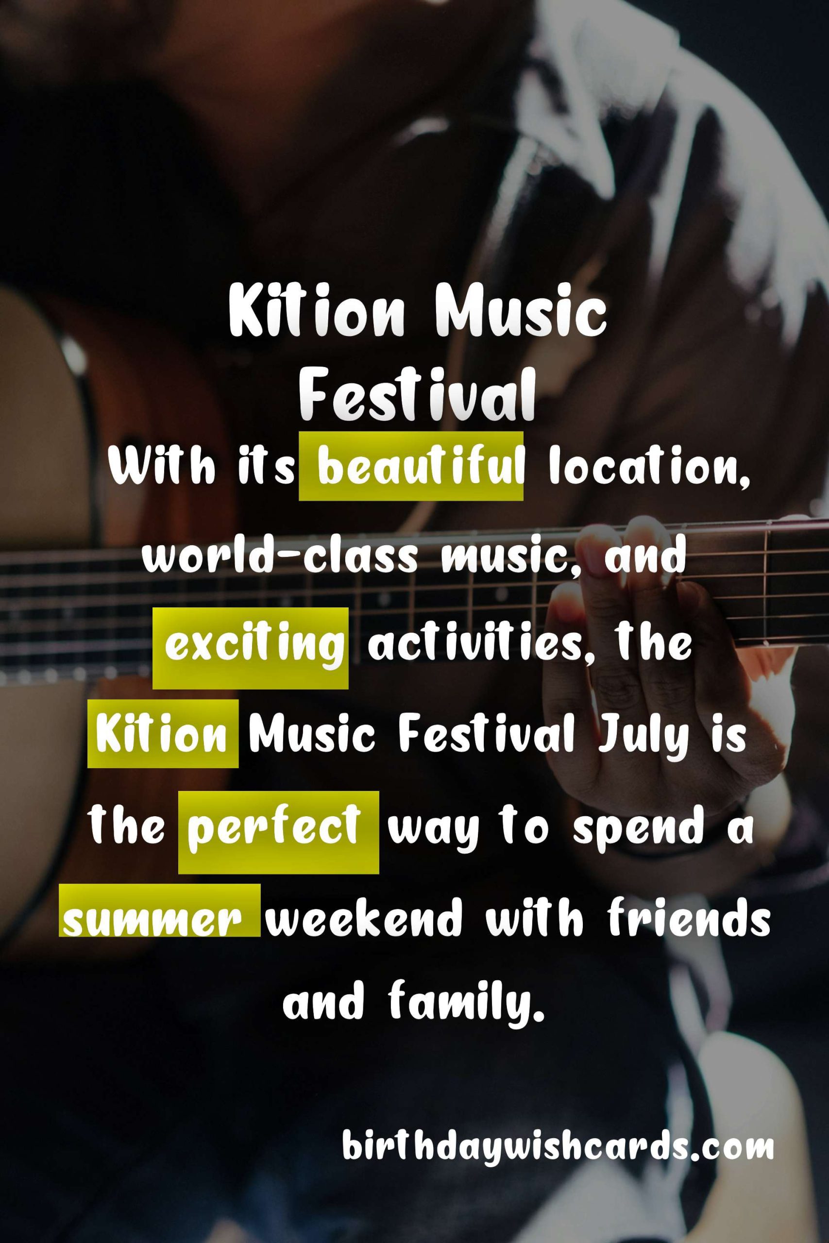 Experience the Excitement of Kition Music Festival - July