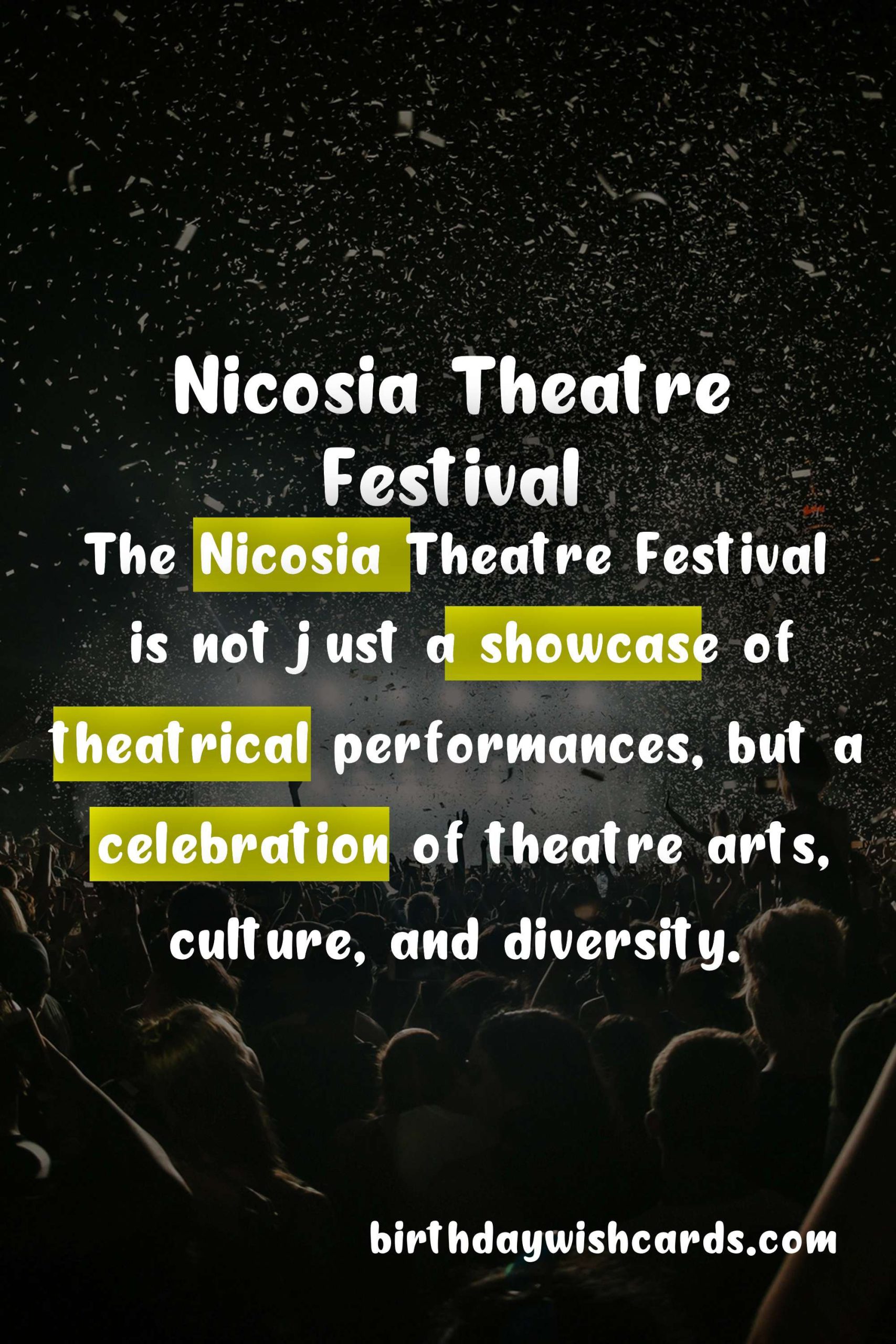 Nicosia Theatre Festival - October 2021: A Celebration of Theatre Arts, Culture, and Diversity