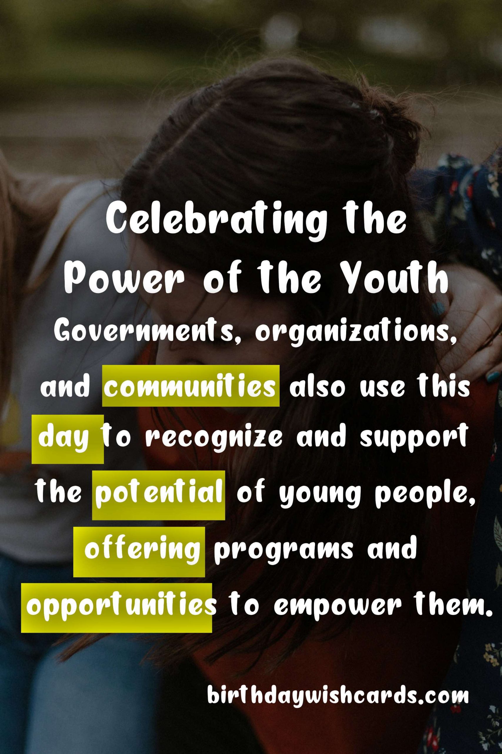 Celebrating Youth Day: April 17