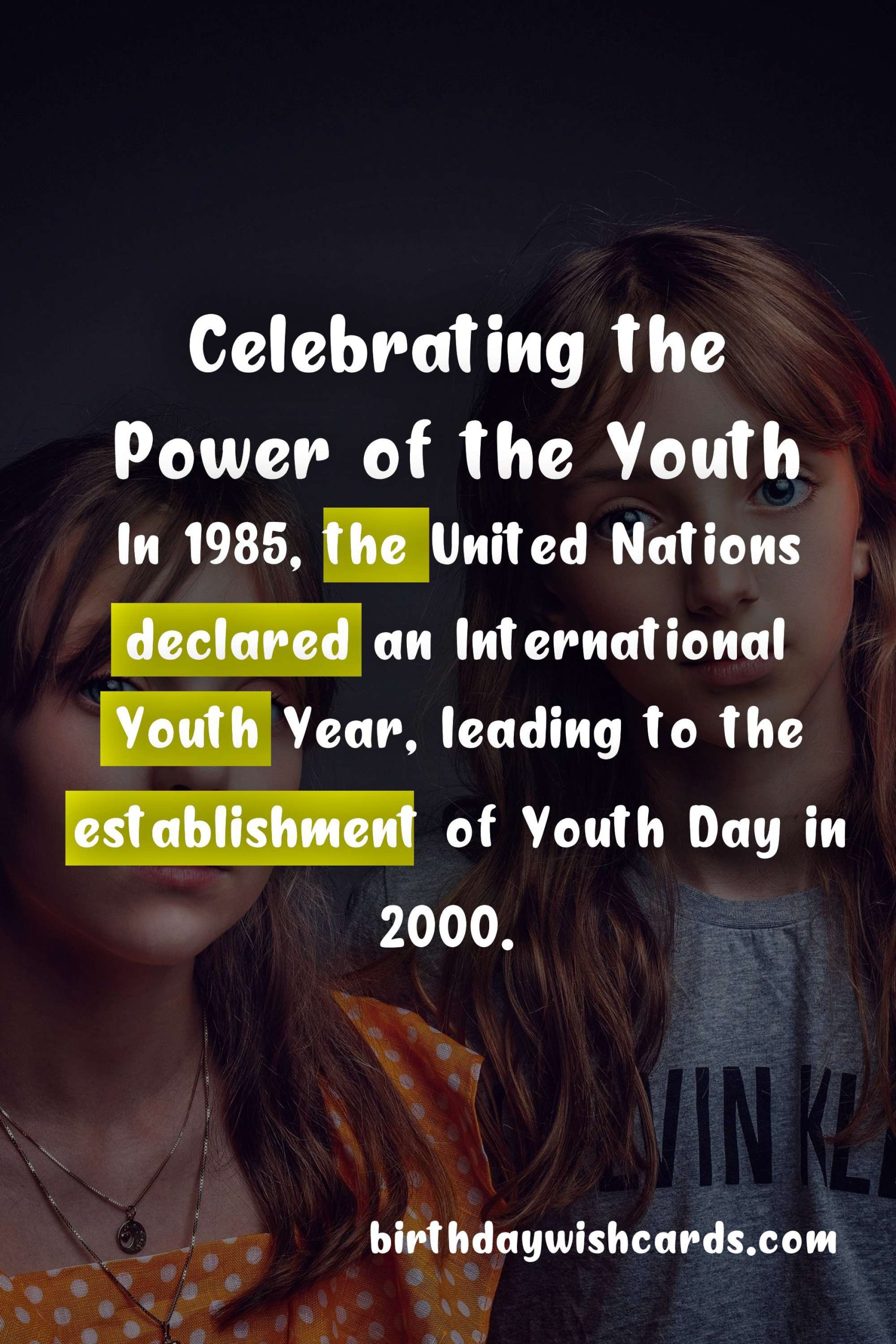 Celebrating Youth Day: April 17
