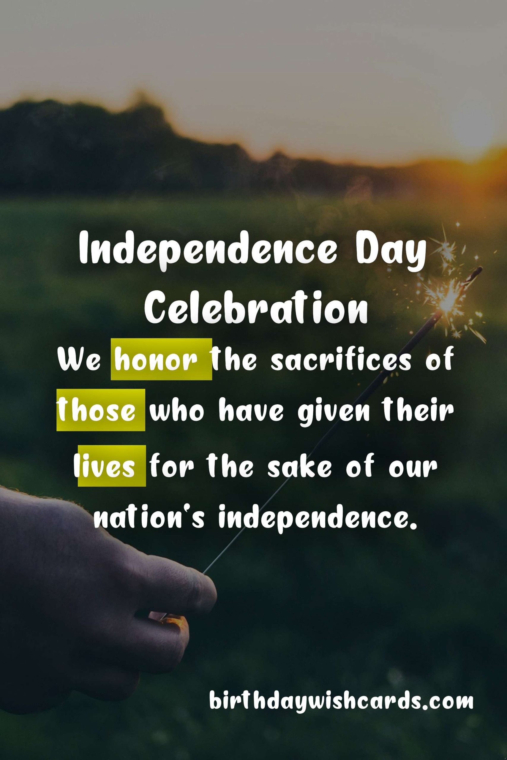 November 22: Independence Restoration Day
