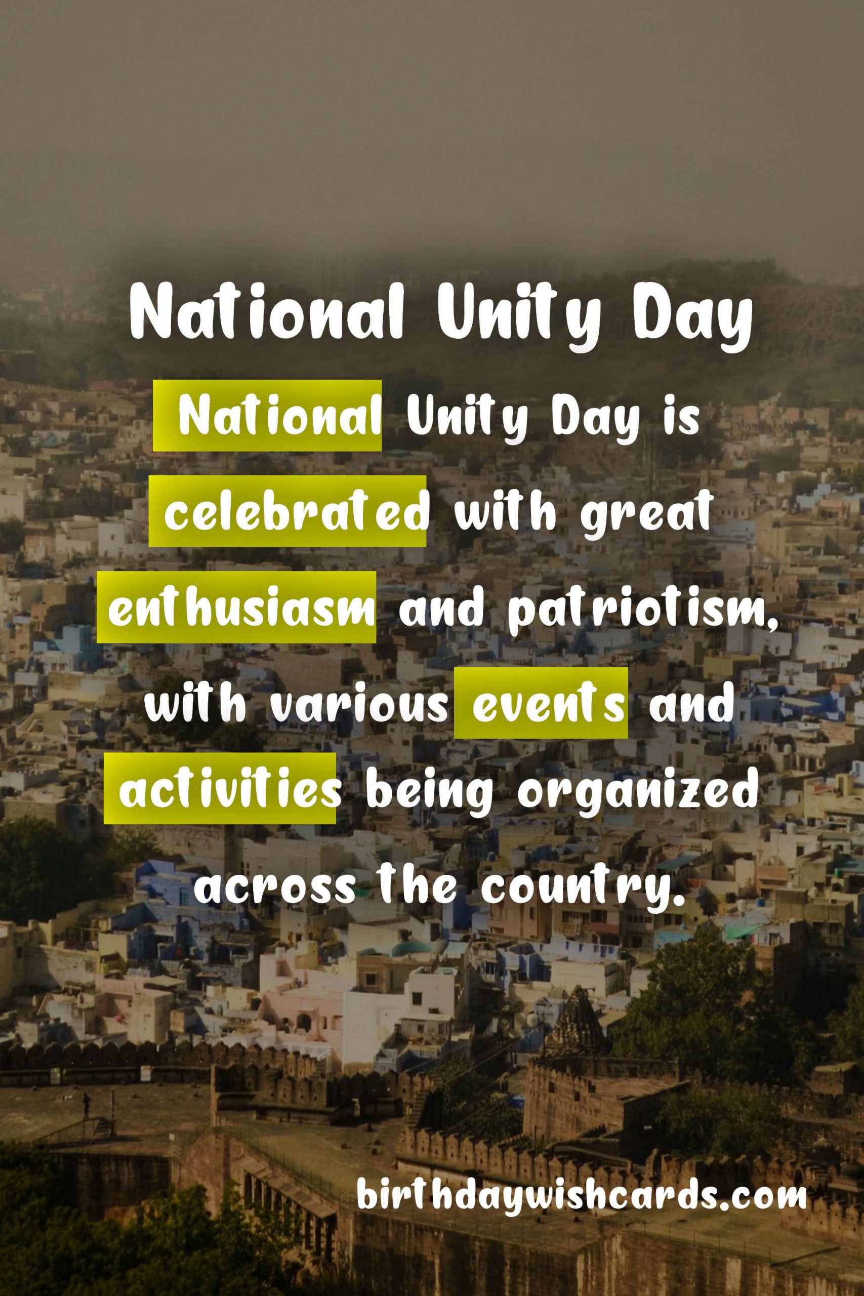 Celebrating National Unity Day - October 21st