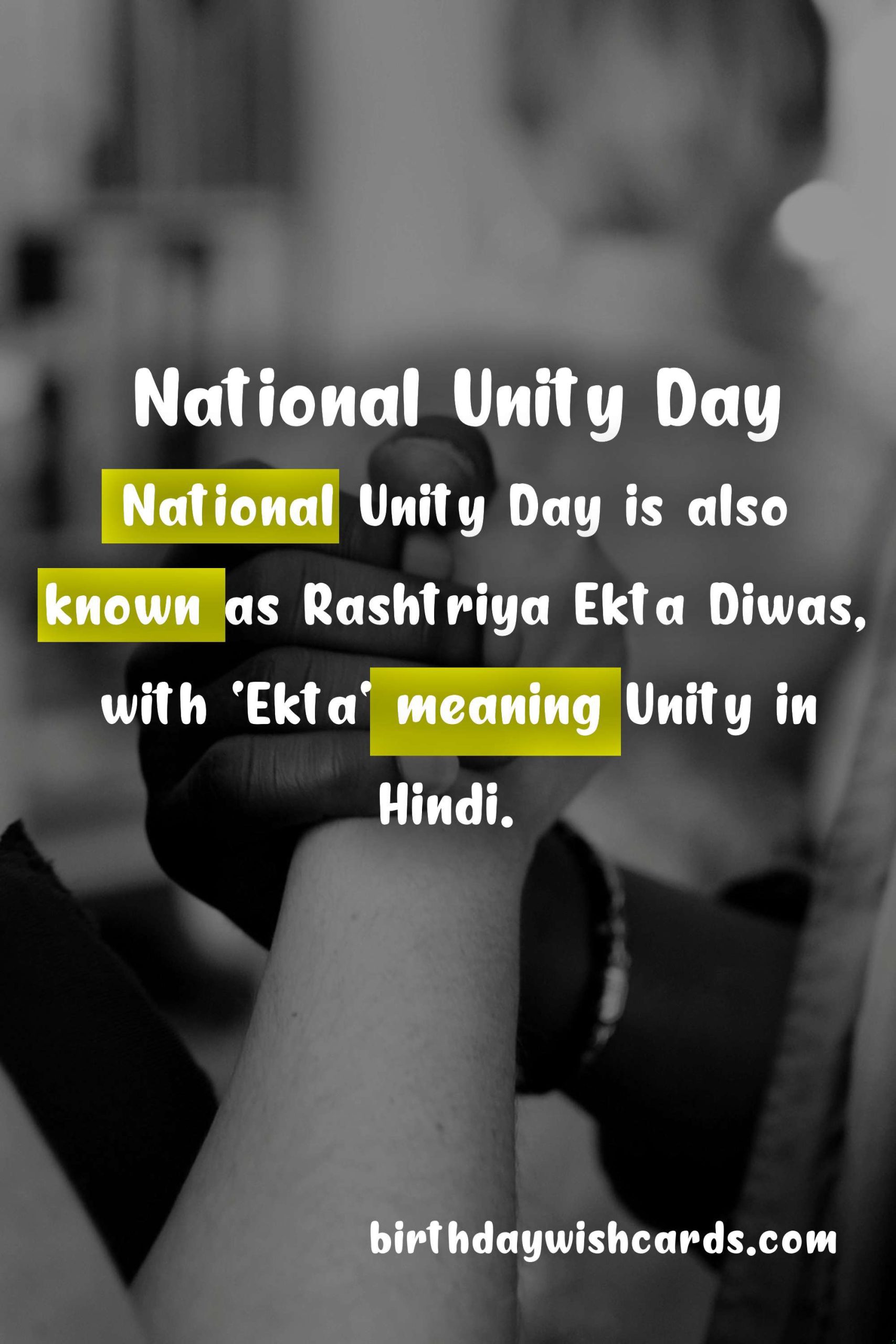 Celebrating National Unity Day - October 21st