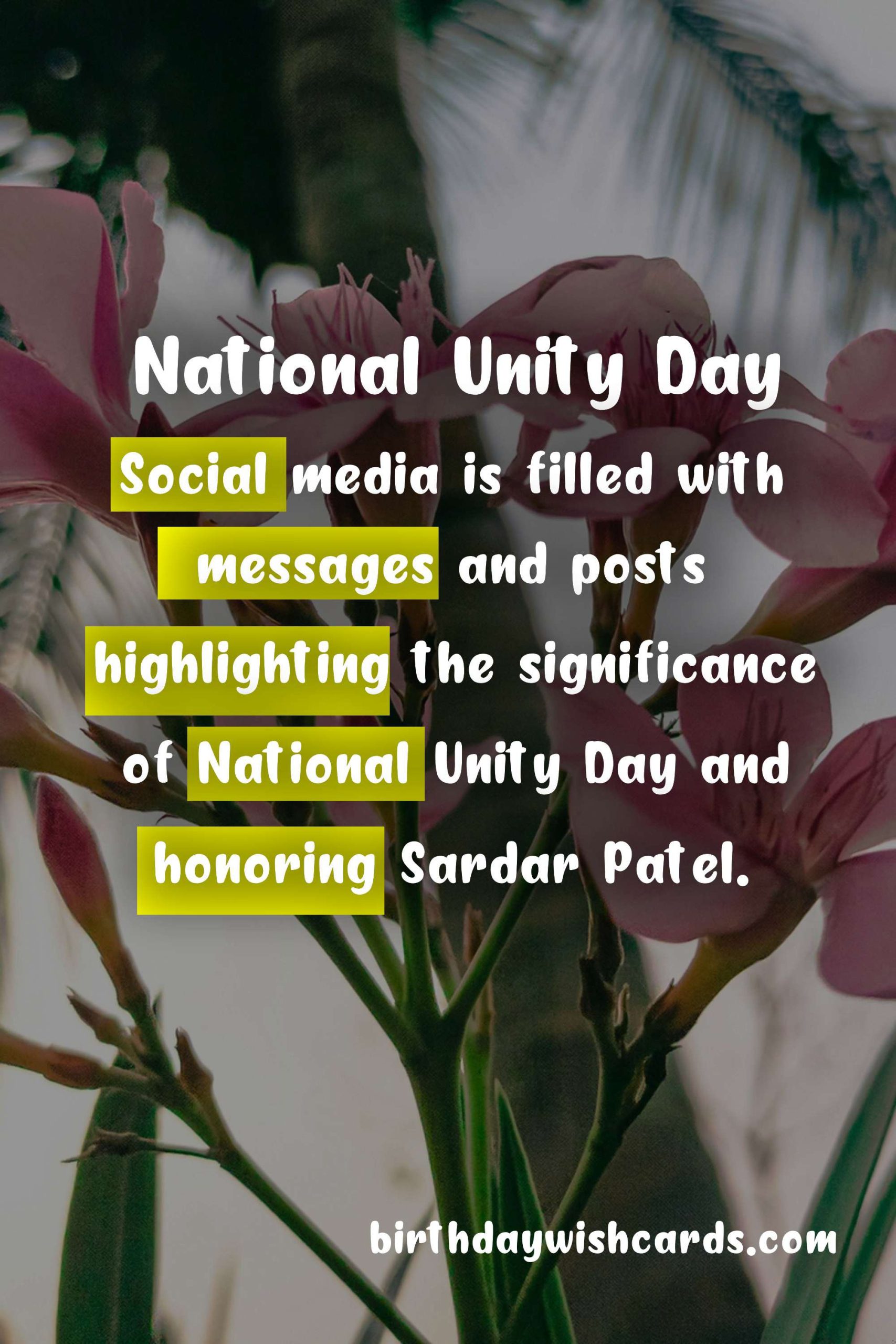 Celebrating National Unity Day - October 21st