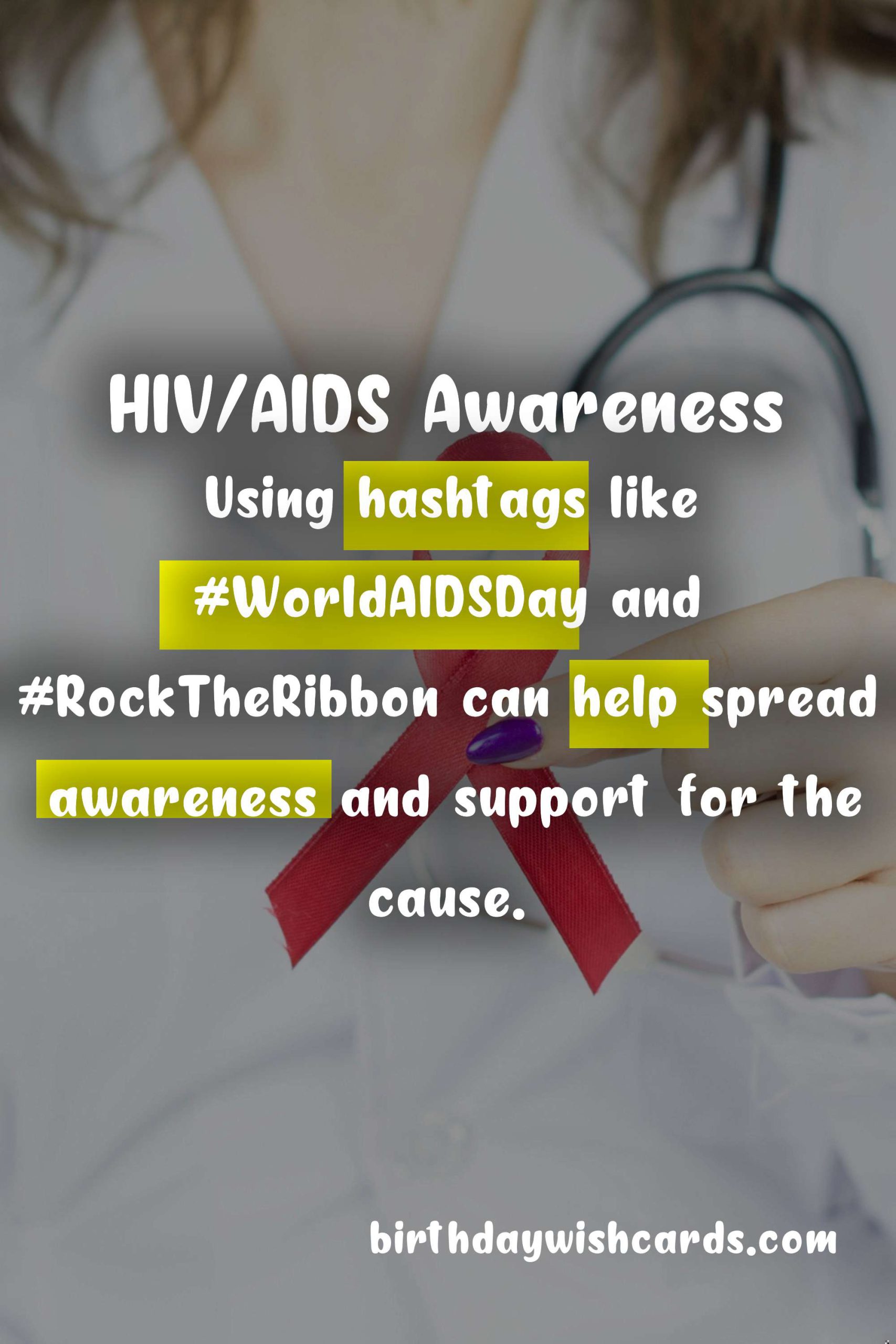 World AIDS Day - December 1st