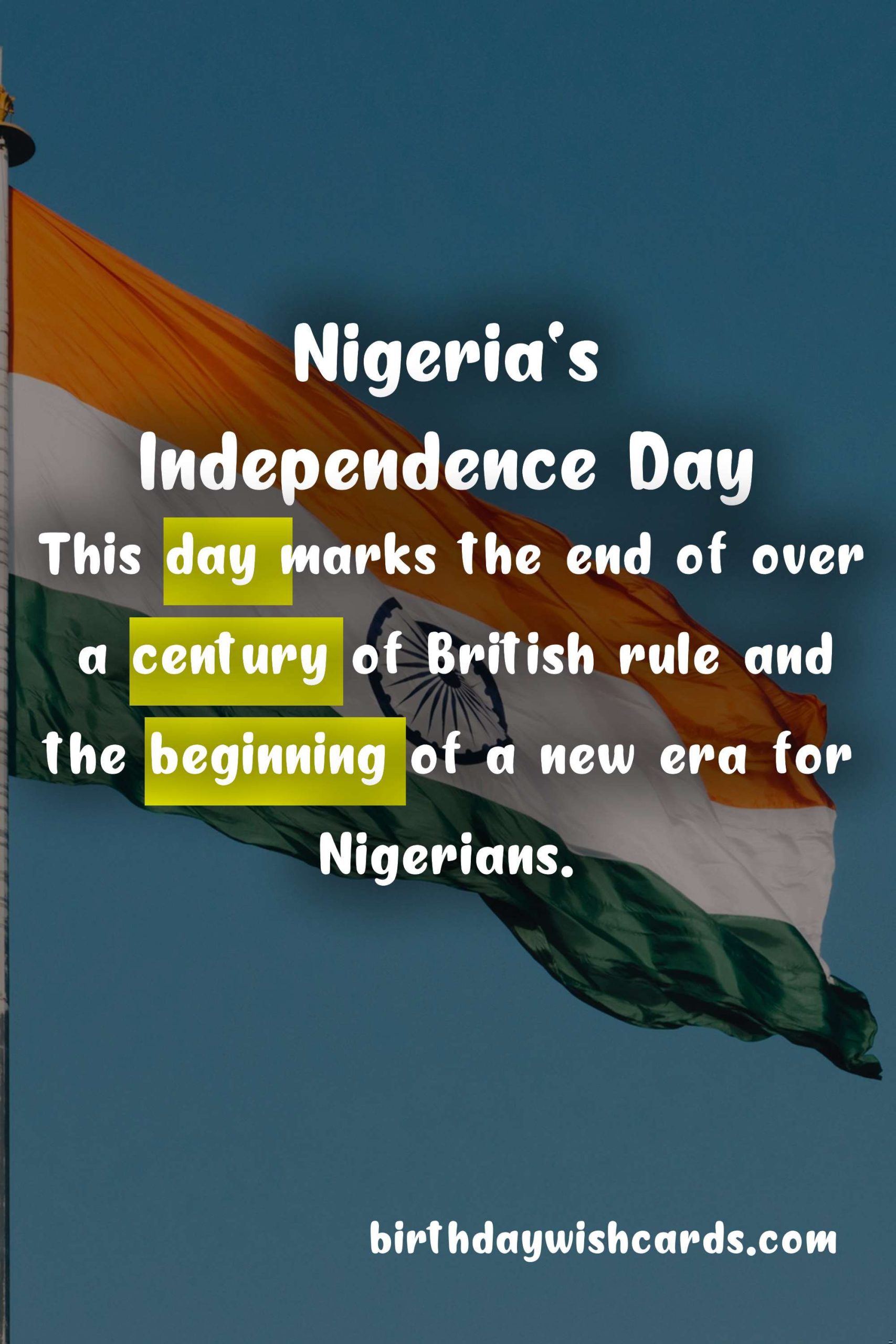 Nigeria's Independence Day - October 1