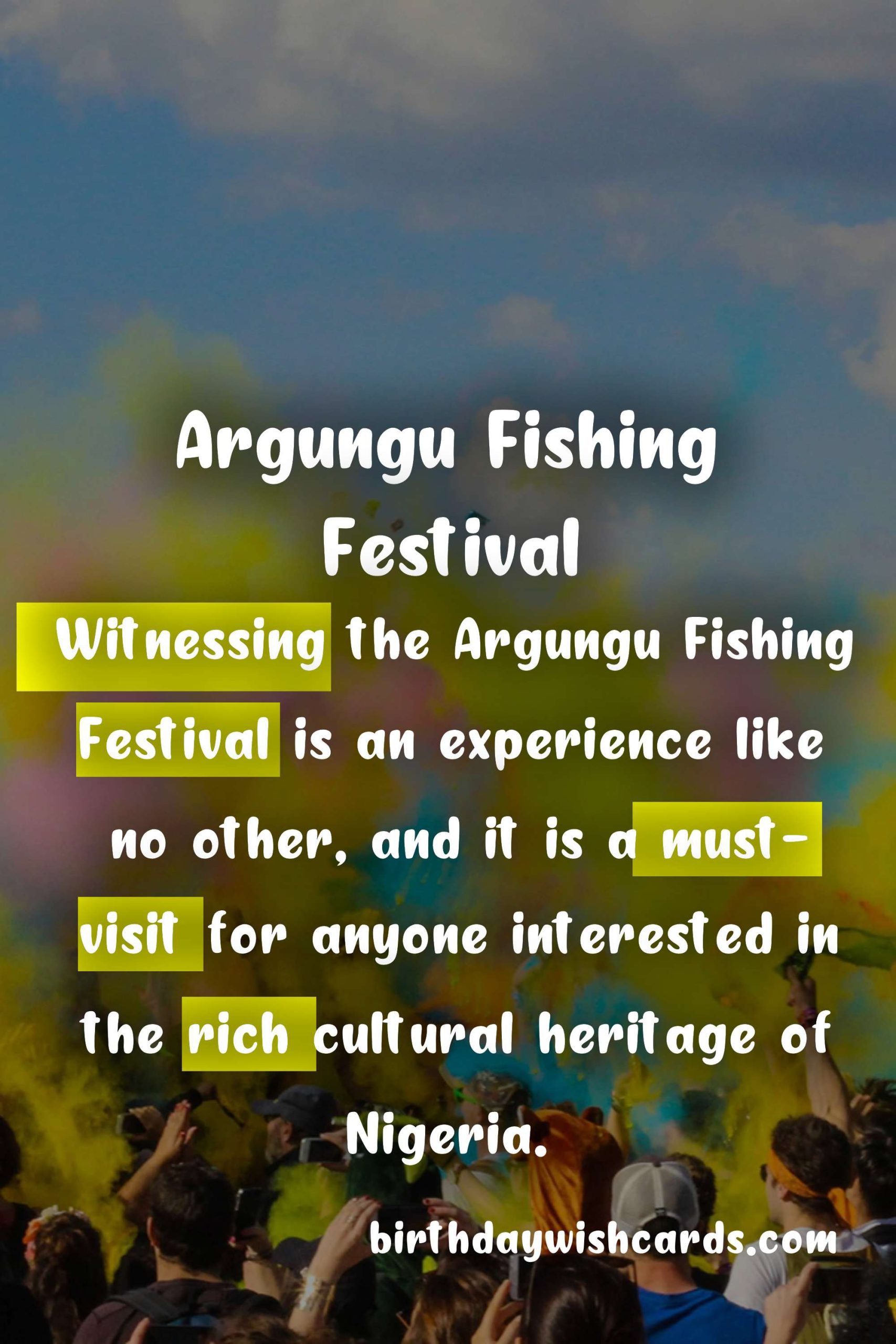 Argungu Fishing Festival - February 14 - February 18