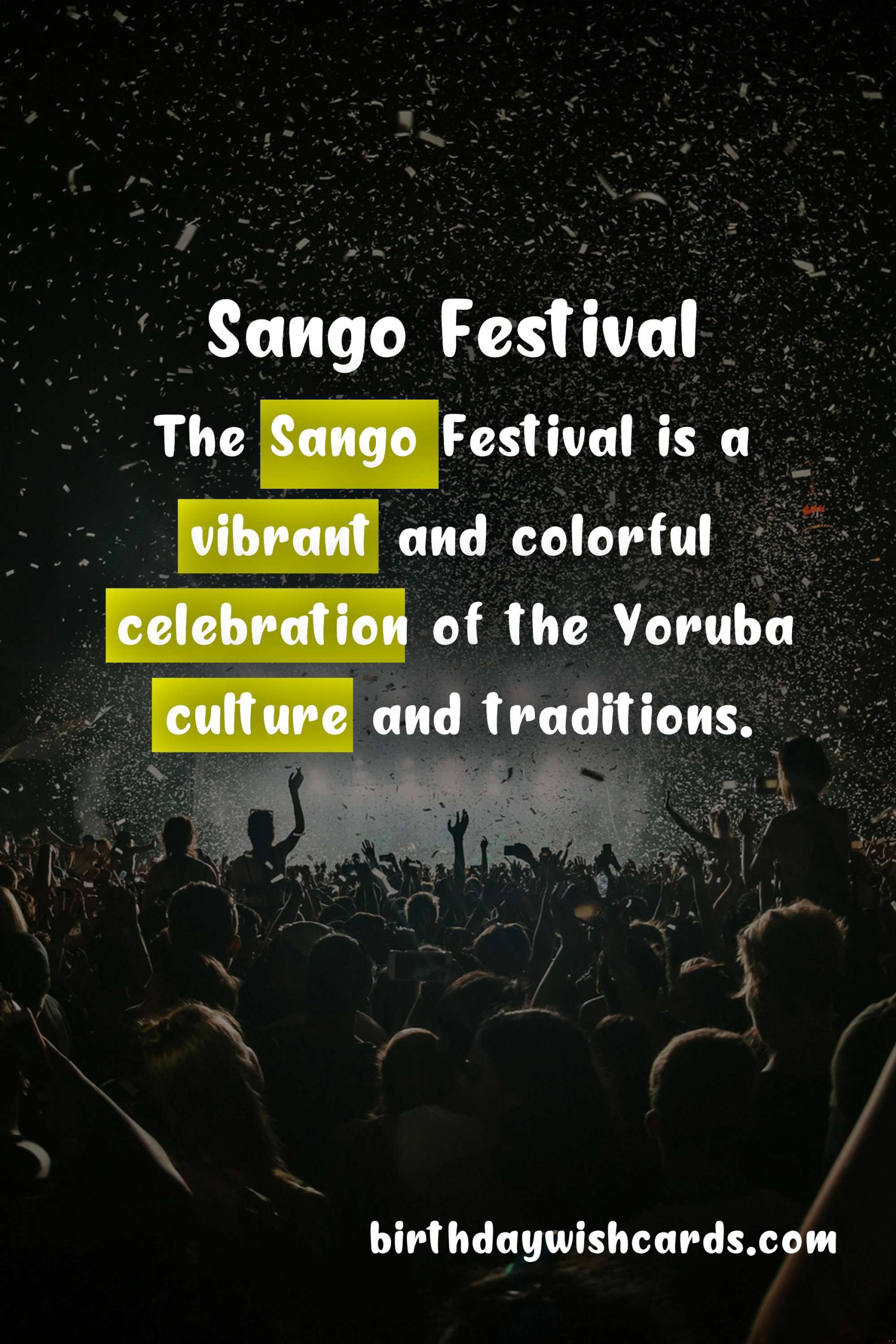 Celebrate the Rich Culture and Traditions of Sango Festival - June 30
