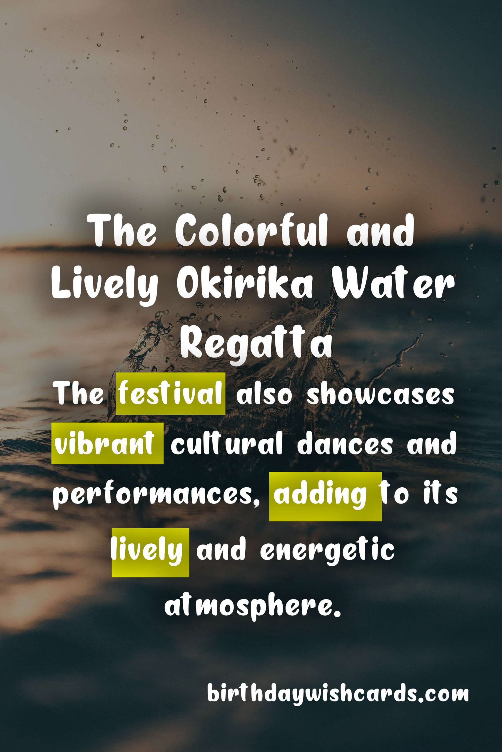 Experience the Excitement of the Okirika Water Regatta - August 25
