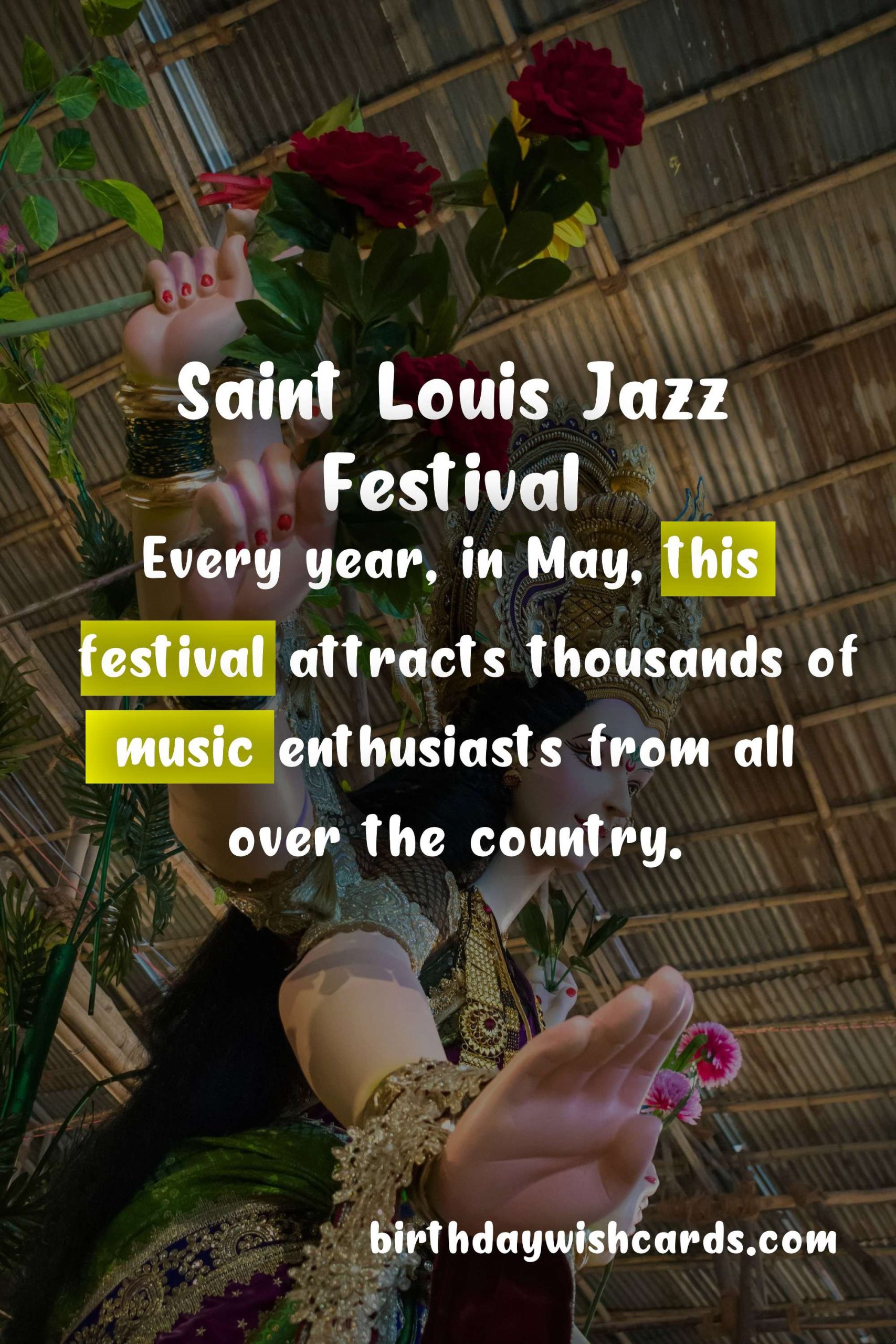 Saint Louis Jazz Festival (May): A Musical Celebration of Jazz, Food and Culture
