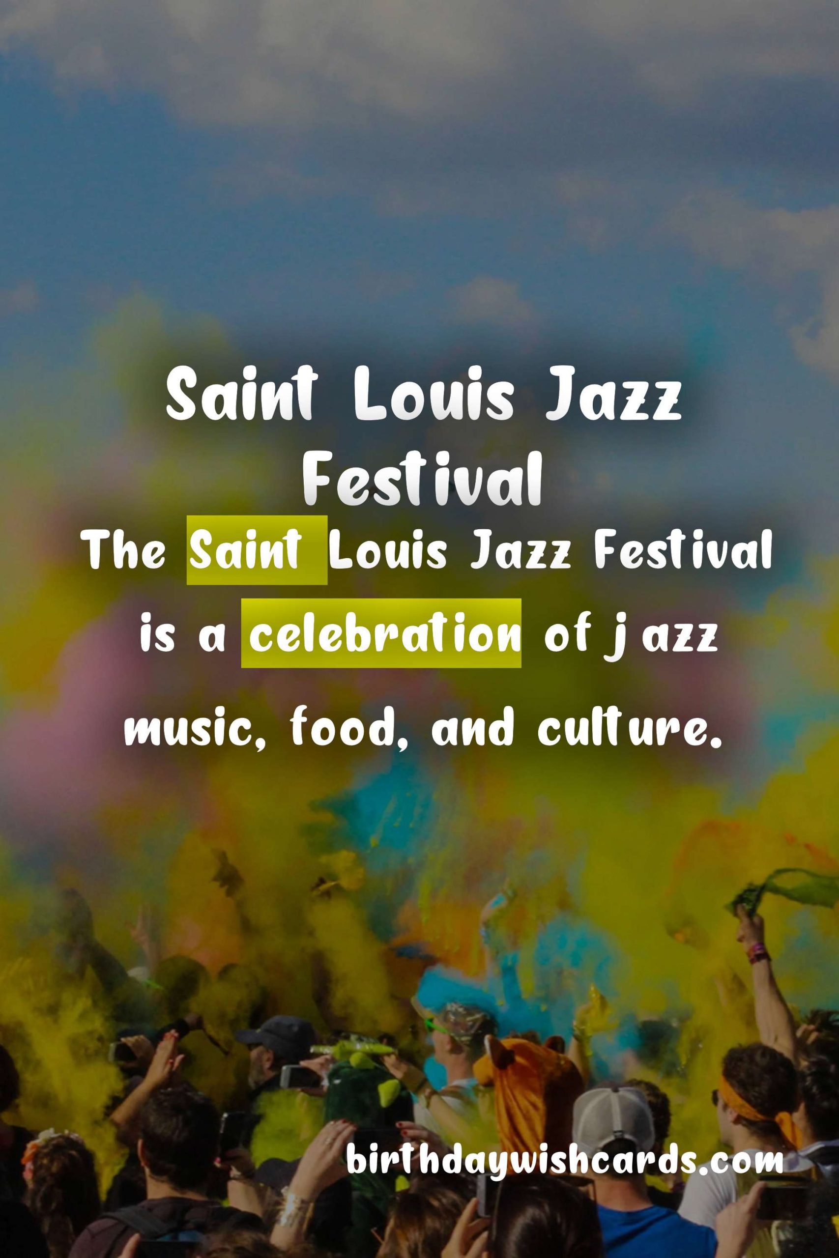 Saint Louis Jazz Festival (May): A Musical Celebration of Jazz, Food and Culture