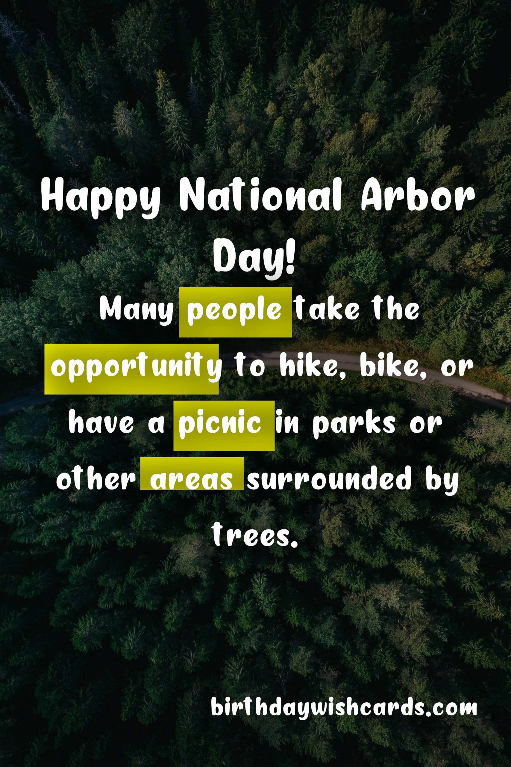 National Arbor Day - April 9th