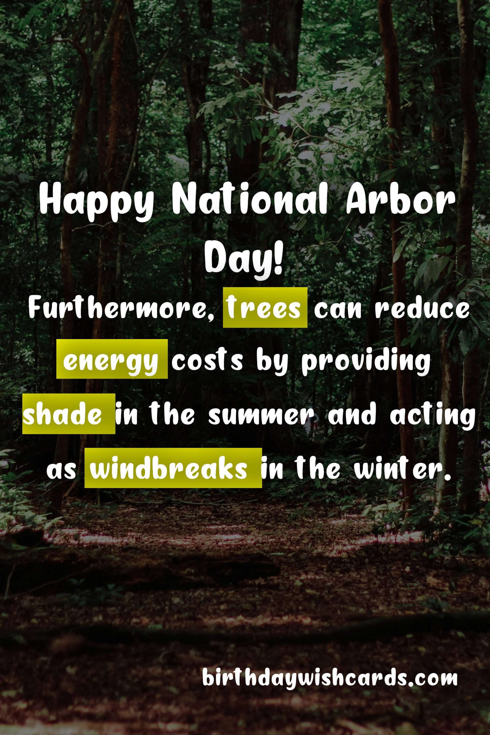National Arbor Day - April 9th