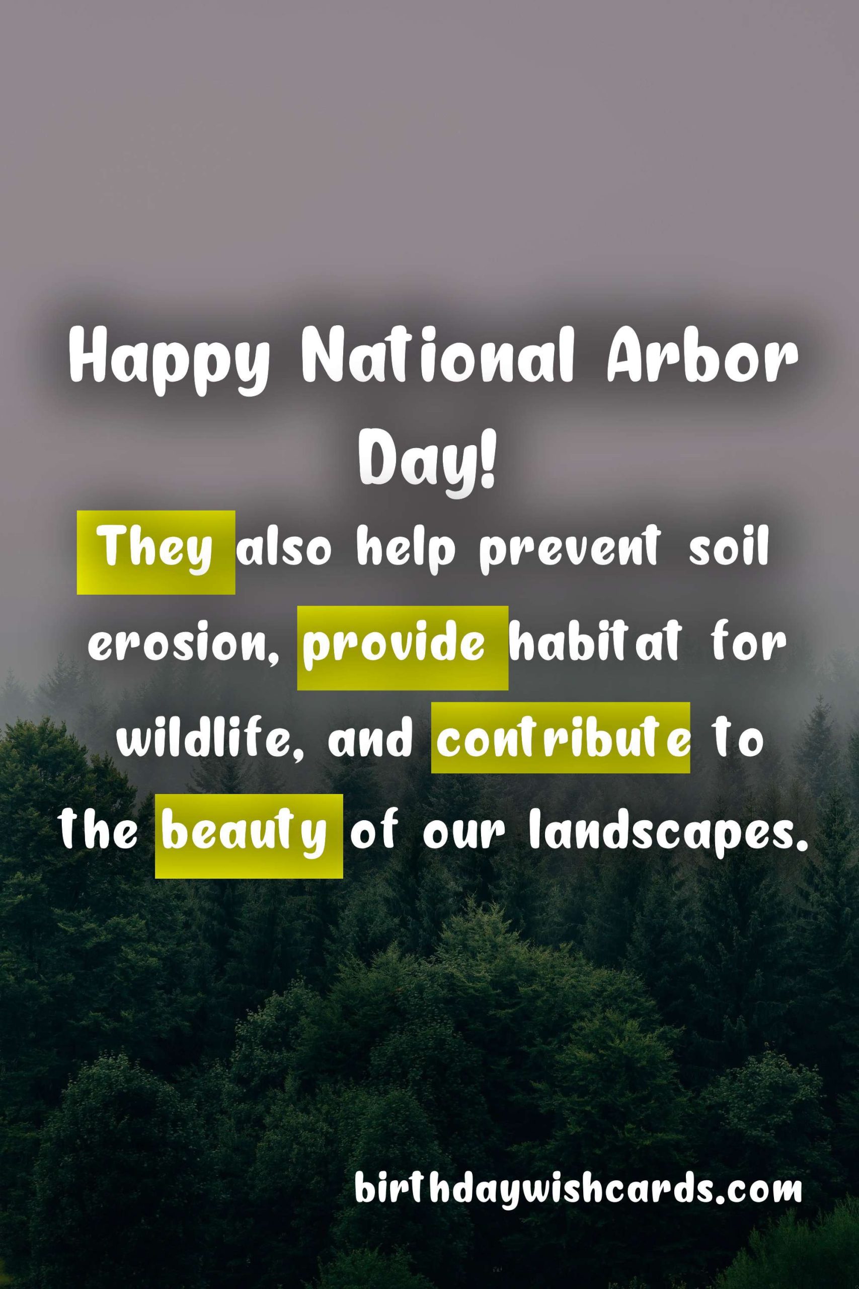 National Arbor Day - April 9th