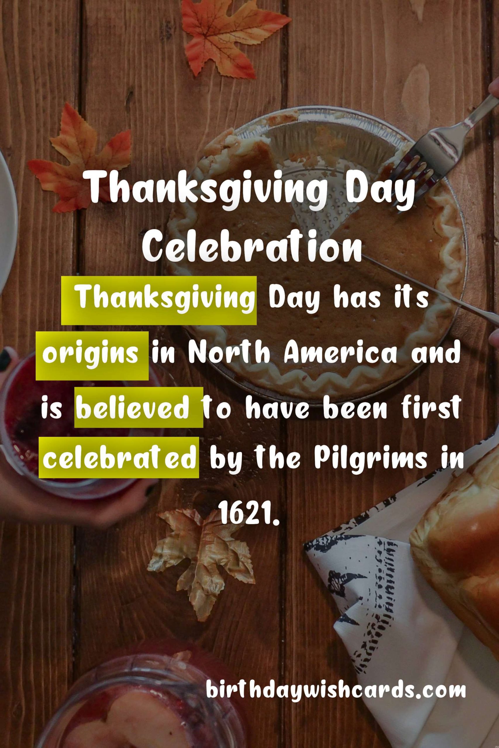 Thanksgiving Day - The Beloved Tradition Celebrated Every Last Monday of November