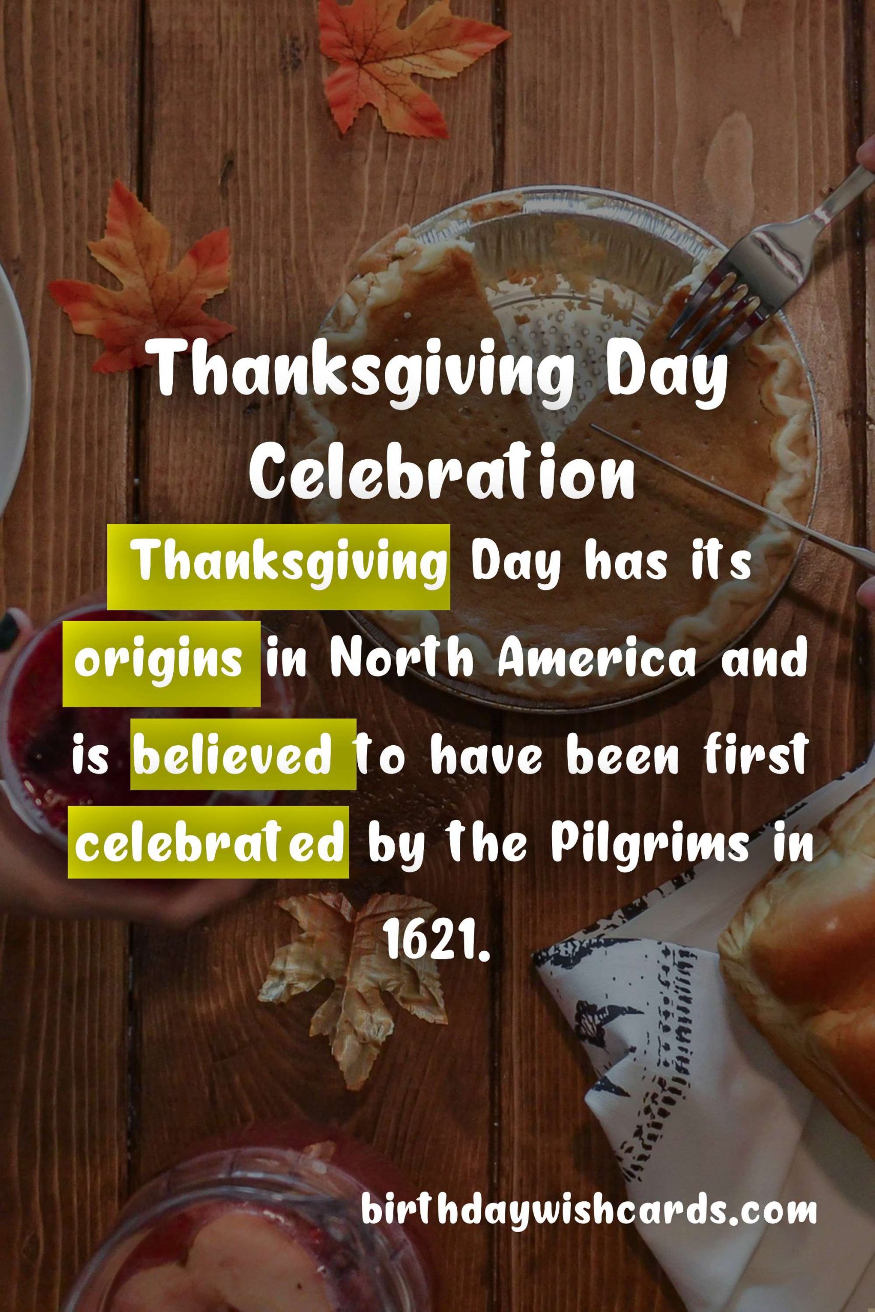 Thanksgiving Day - The Beloved Tradition Celebrated Every Last Monday of November