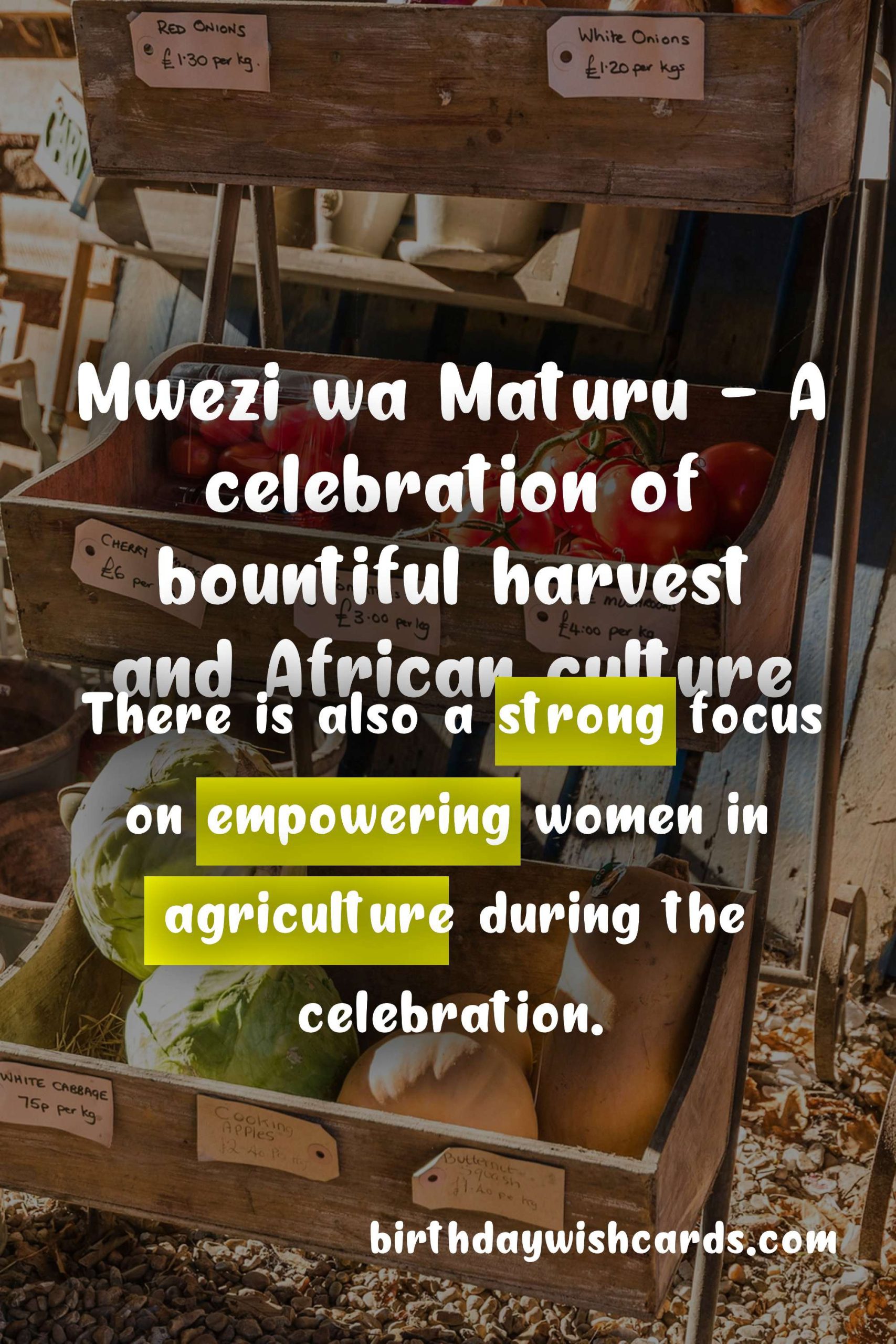 Mwezi wa Maturu: Celebrating Agricultural Prosperity on October 31st