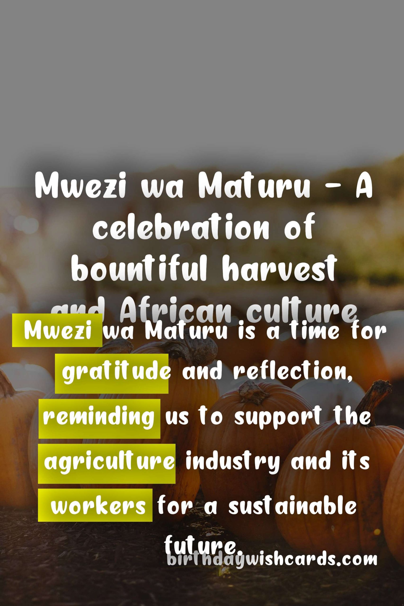 Mwezi wa Maturu: Celebrating Agricultural Prosperity on October 31st