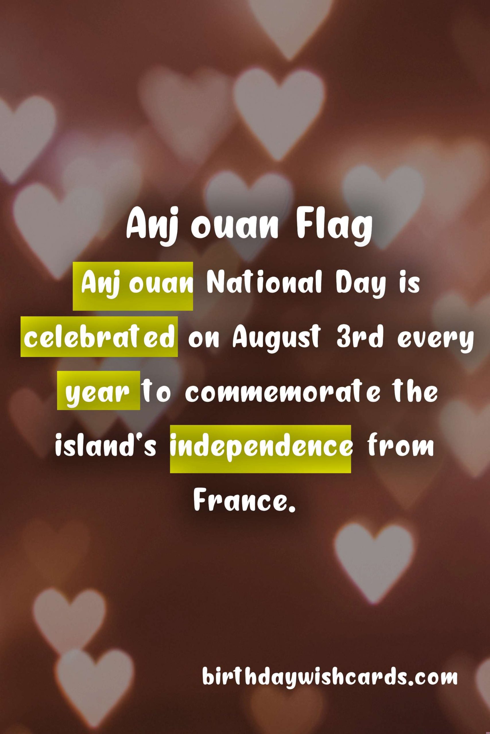 Anjouan National Day: Celebrating Independence from France since 1975
