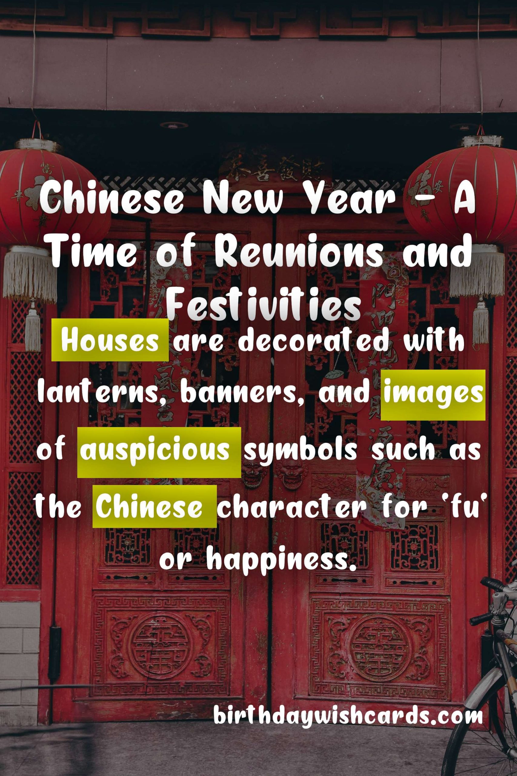 Chinese New Year Celebration - A Festive Lunar Tradition