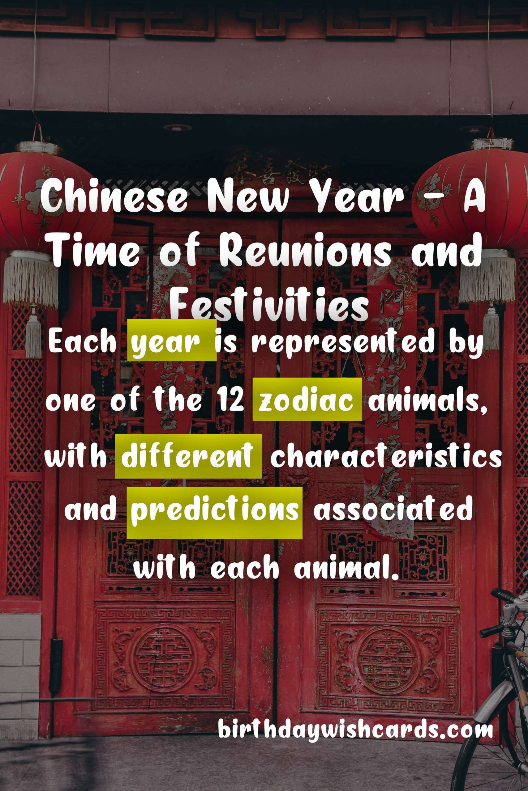 Chinese New Year Celebration - A Festive Lunar Tradition
