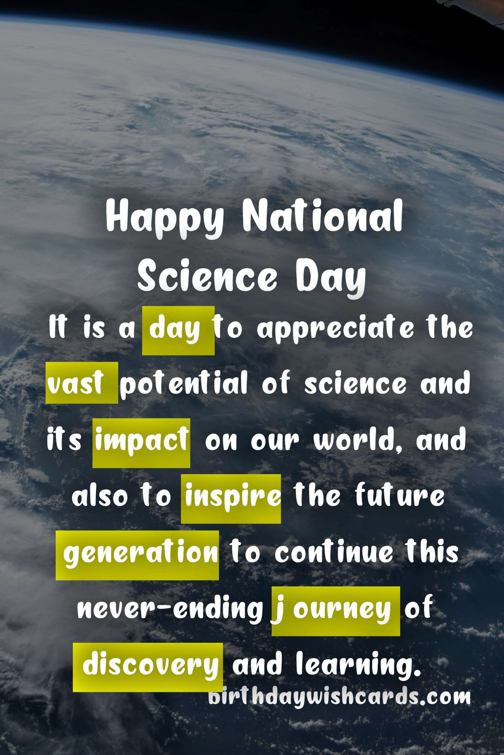 National Science Day - January 24th