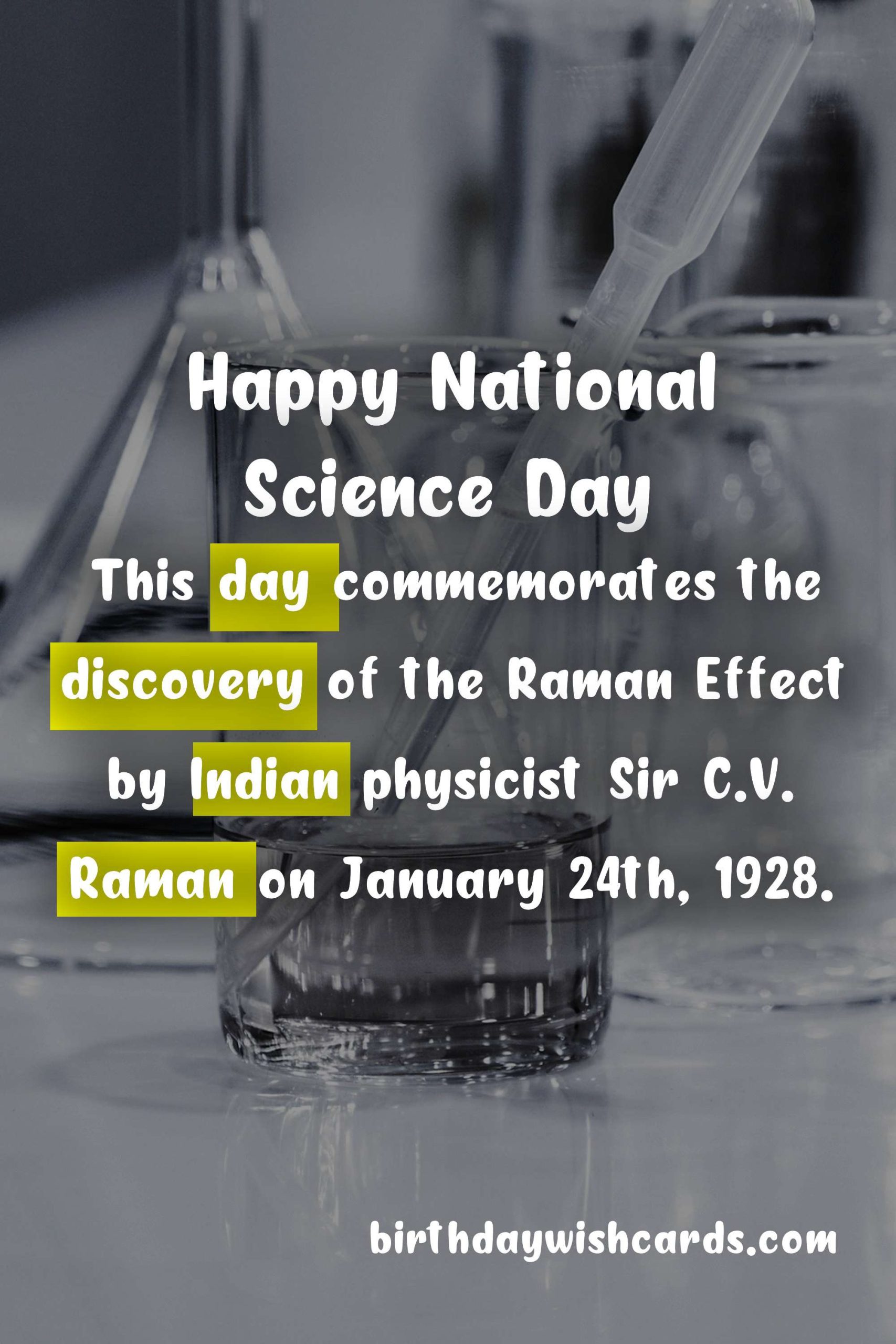 National Science Day - January 24th