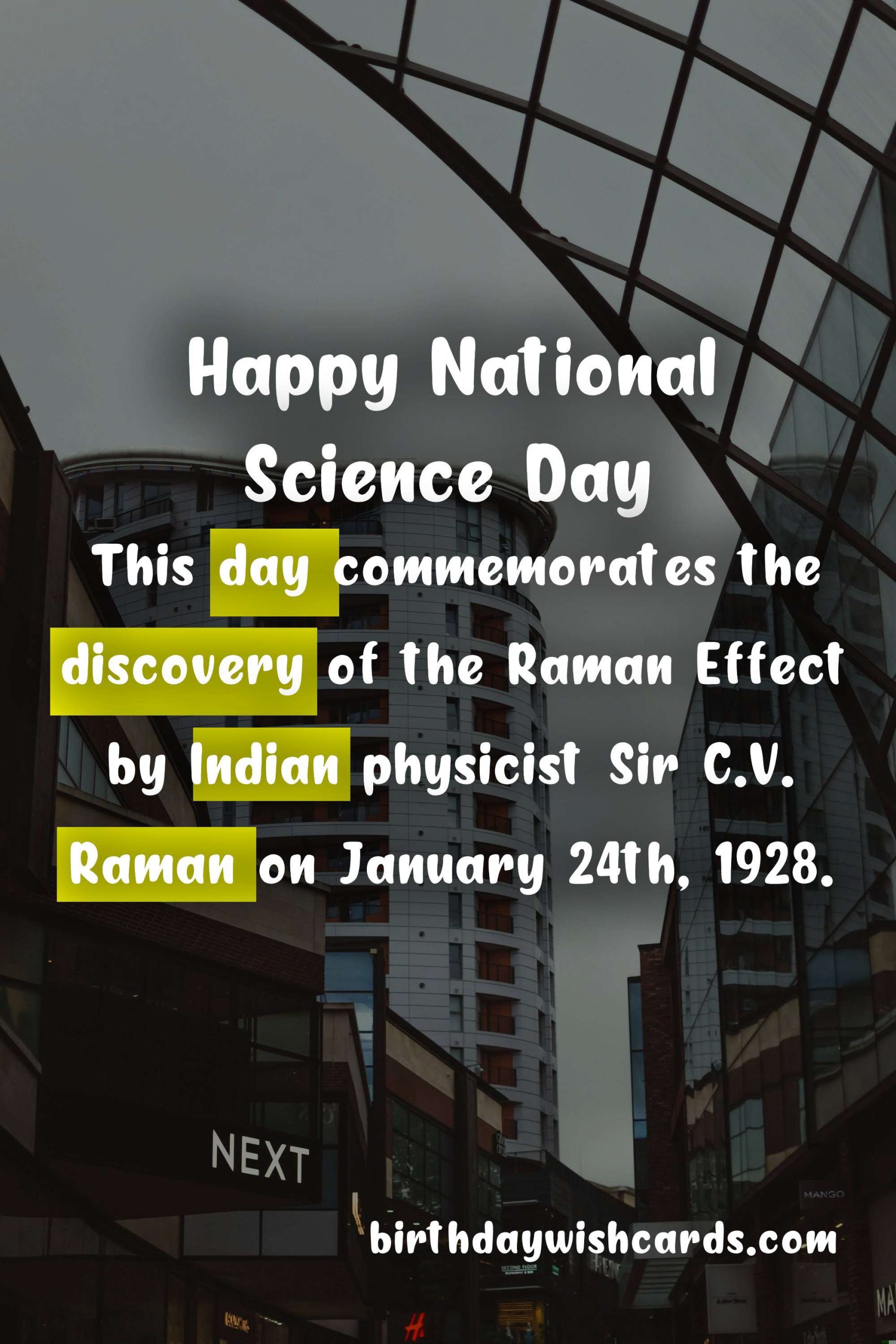 National Science Day - January 24th
