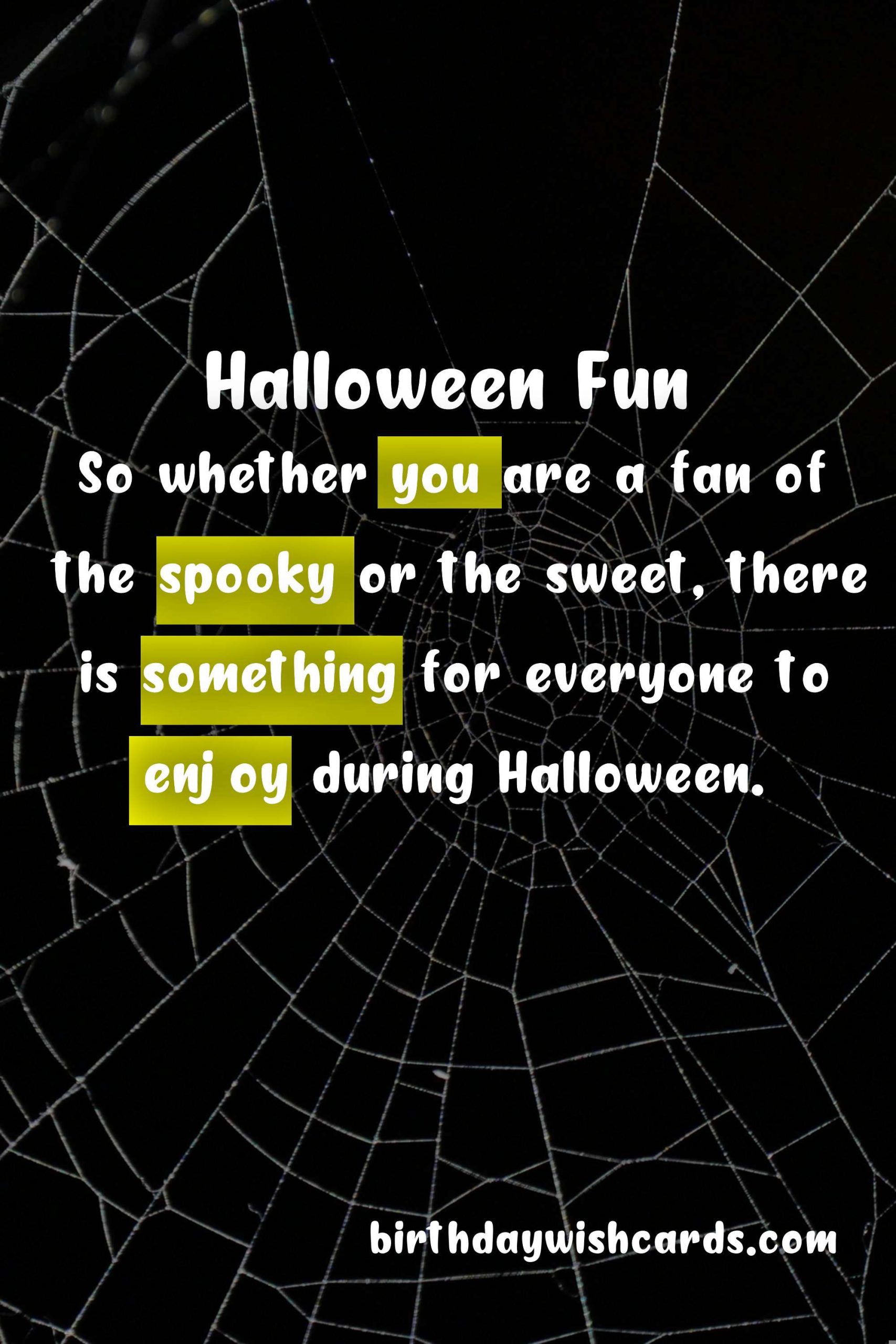 Halloween: The Spookiest Time of the Year
