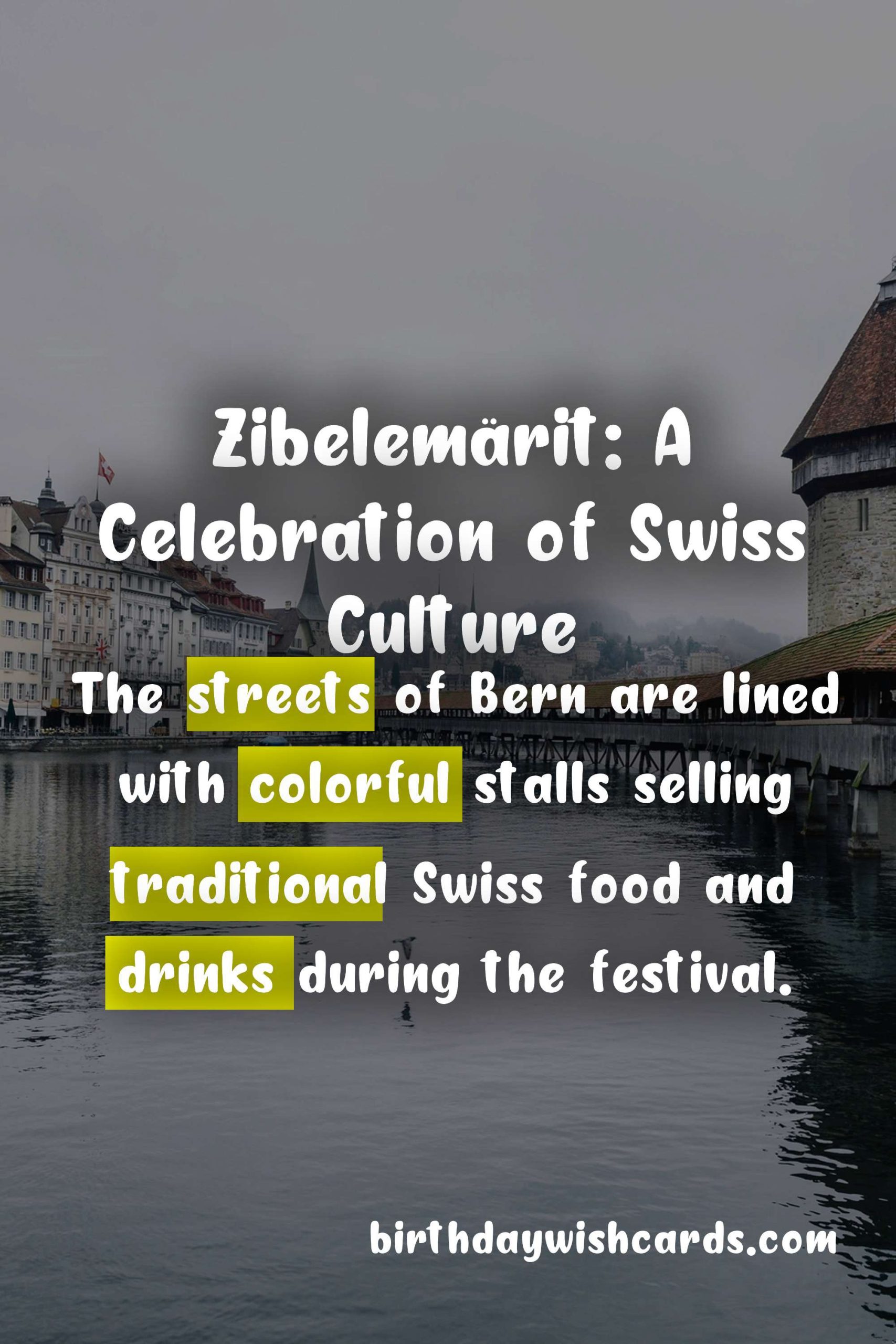 Zibelemärit: The Traditional Onion Market on the 4th Monday of November