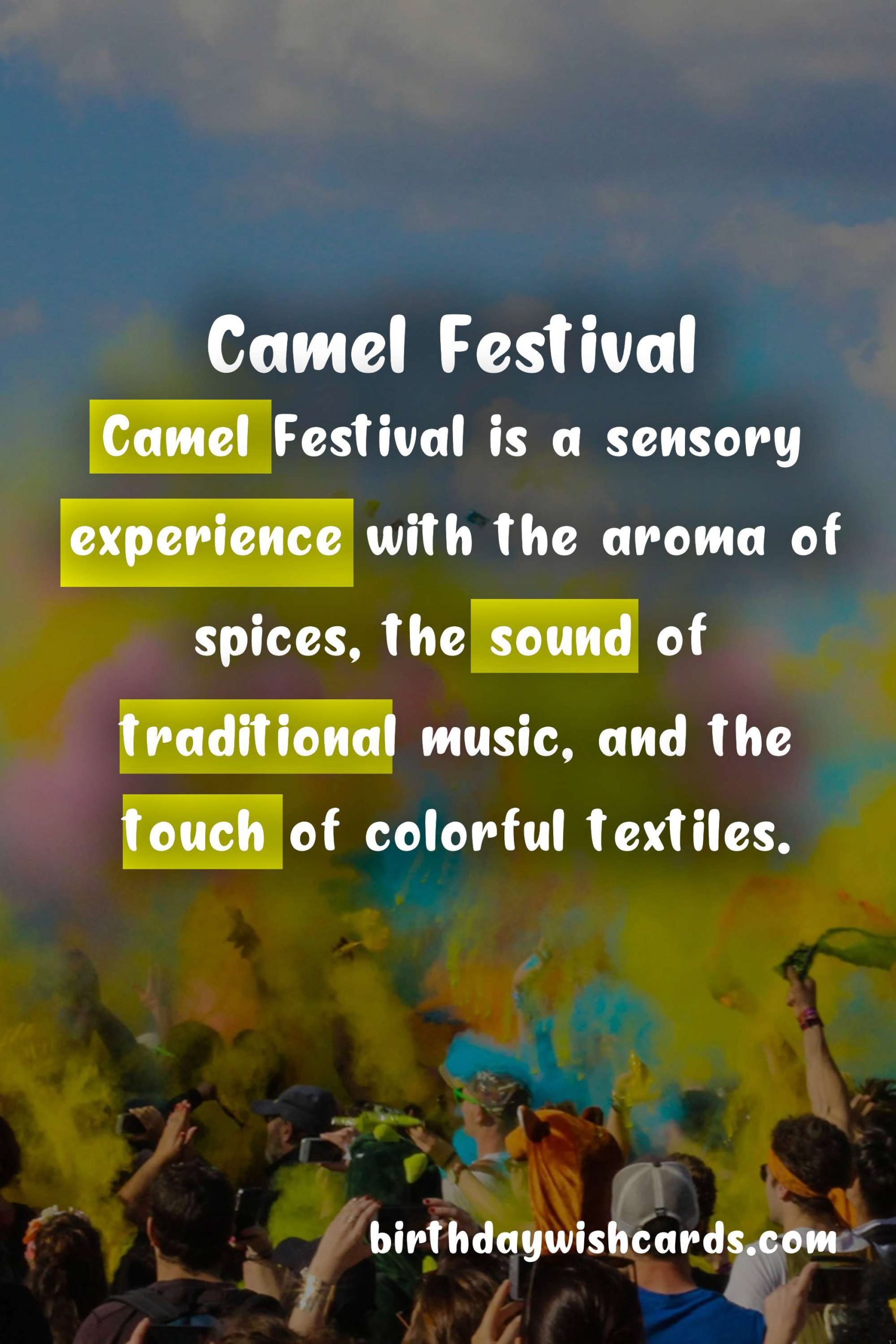 Camel Festival: February