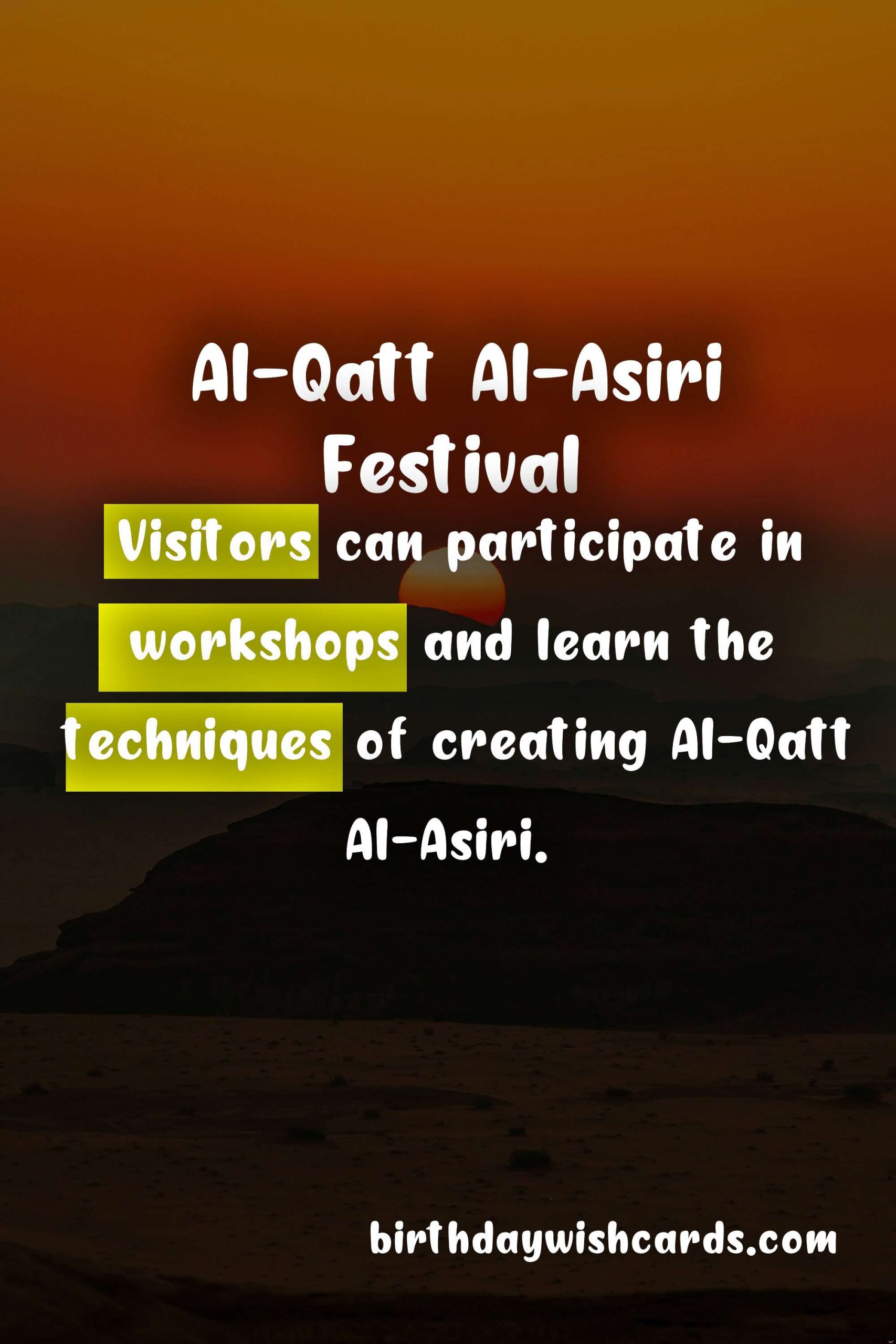 Celebrating Al-Qatt Al-Asiri Festival: A Cultural Extravaganza of Traditional Arts and Crafts