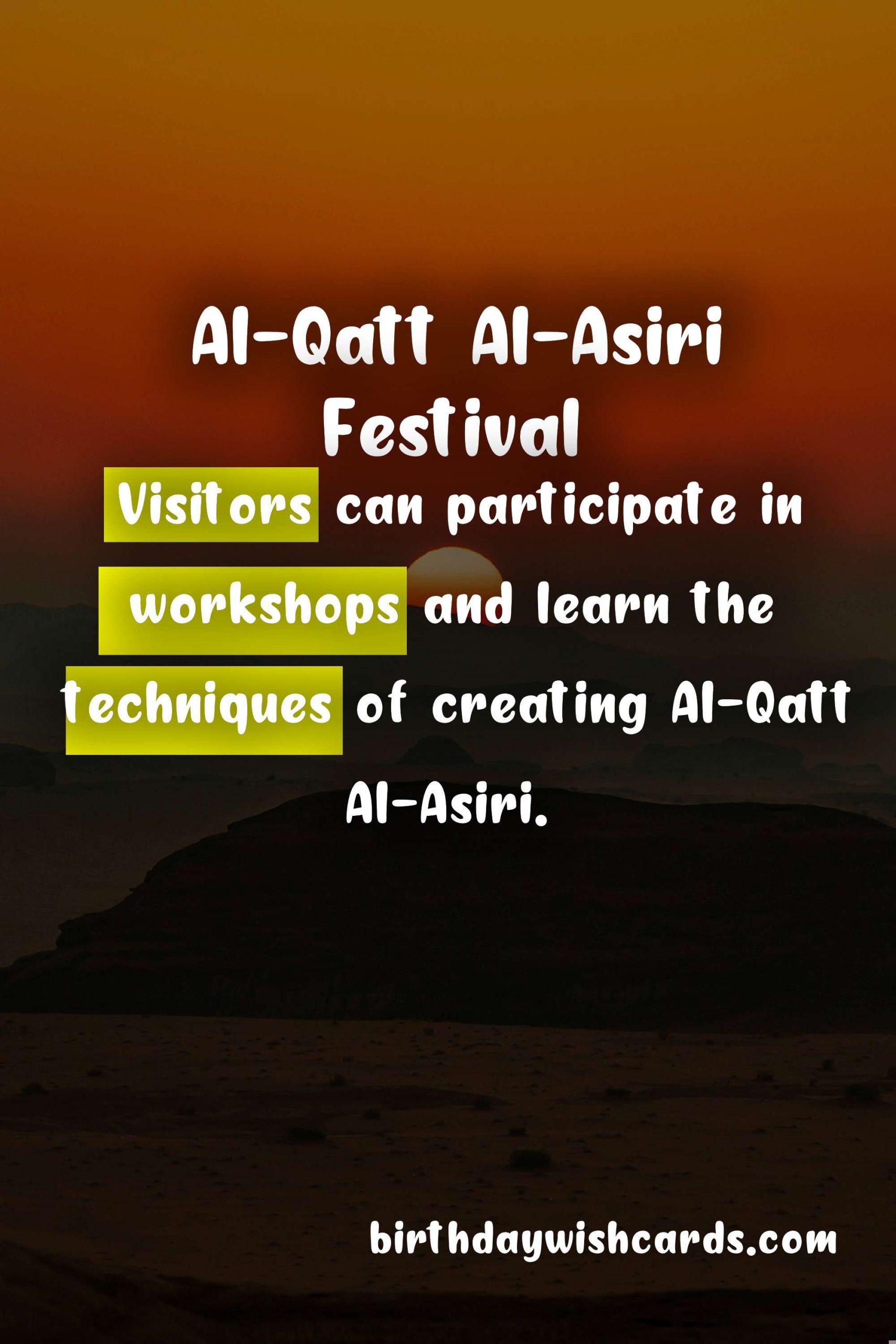 Celebrating Al-Qatt Al-Asiri Festival: A Cultural Extravaganza of Traditional Arts and Crafts