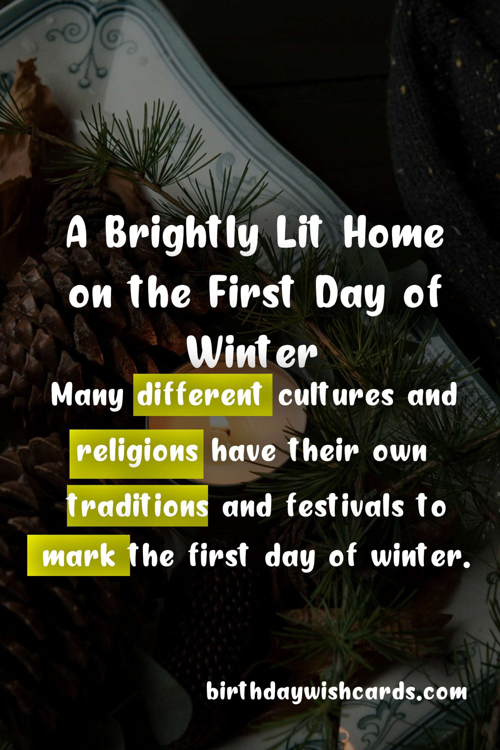 Celebrate the First Day of Winter