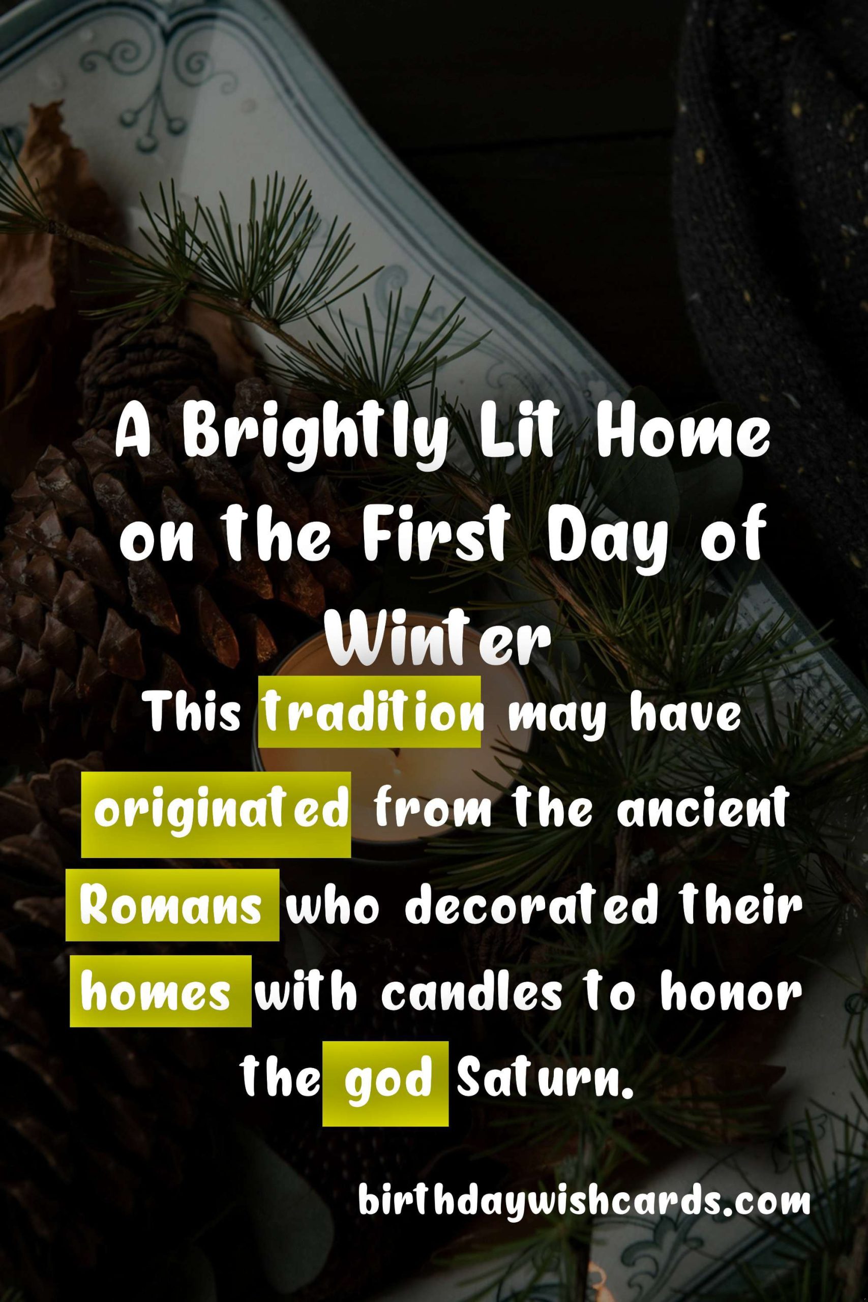Celebrate the First Day of Winter