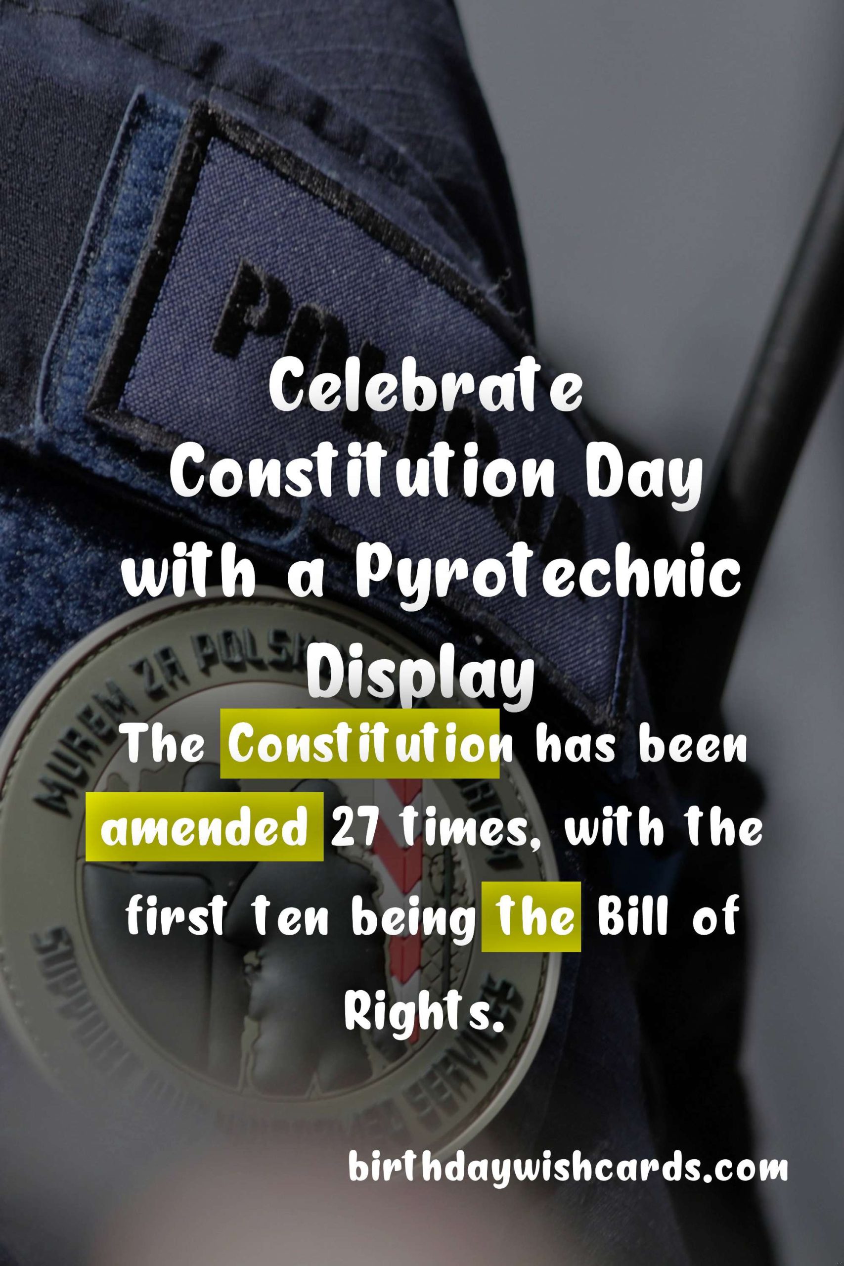 Celebrate Constitution Day on May 3rd: A Look at Its History and Significance