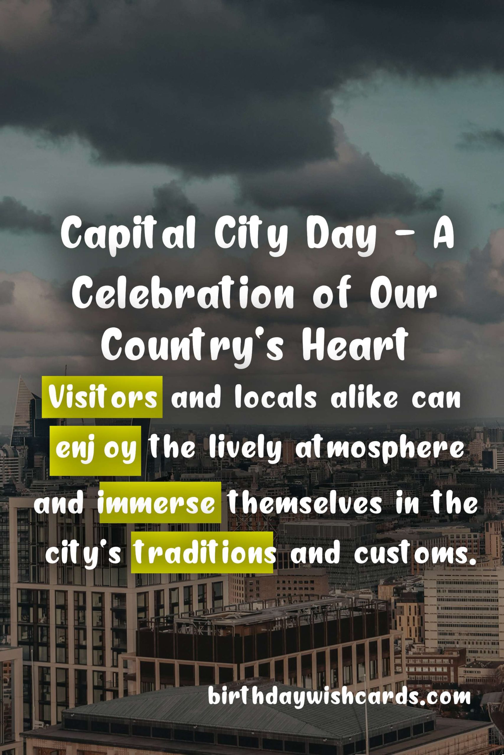 Capital City Day - 6 July: Celebrating Our Nation's Heart