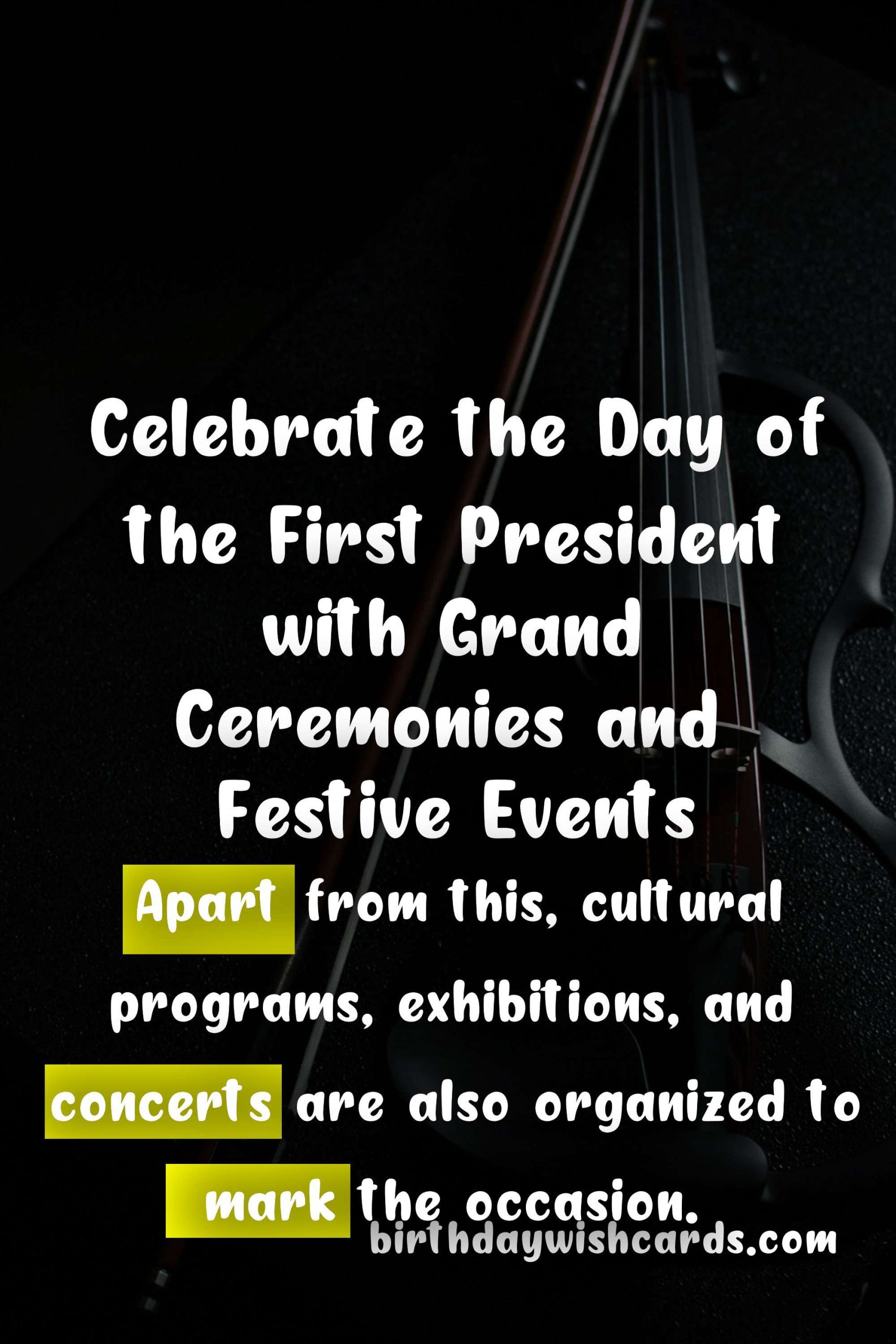 Day of the First President - 1 December