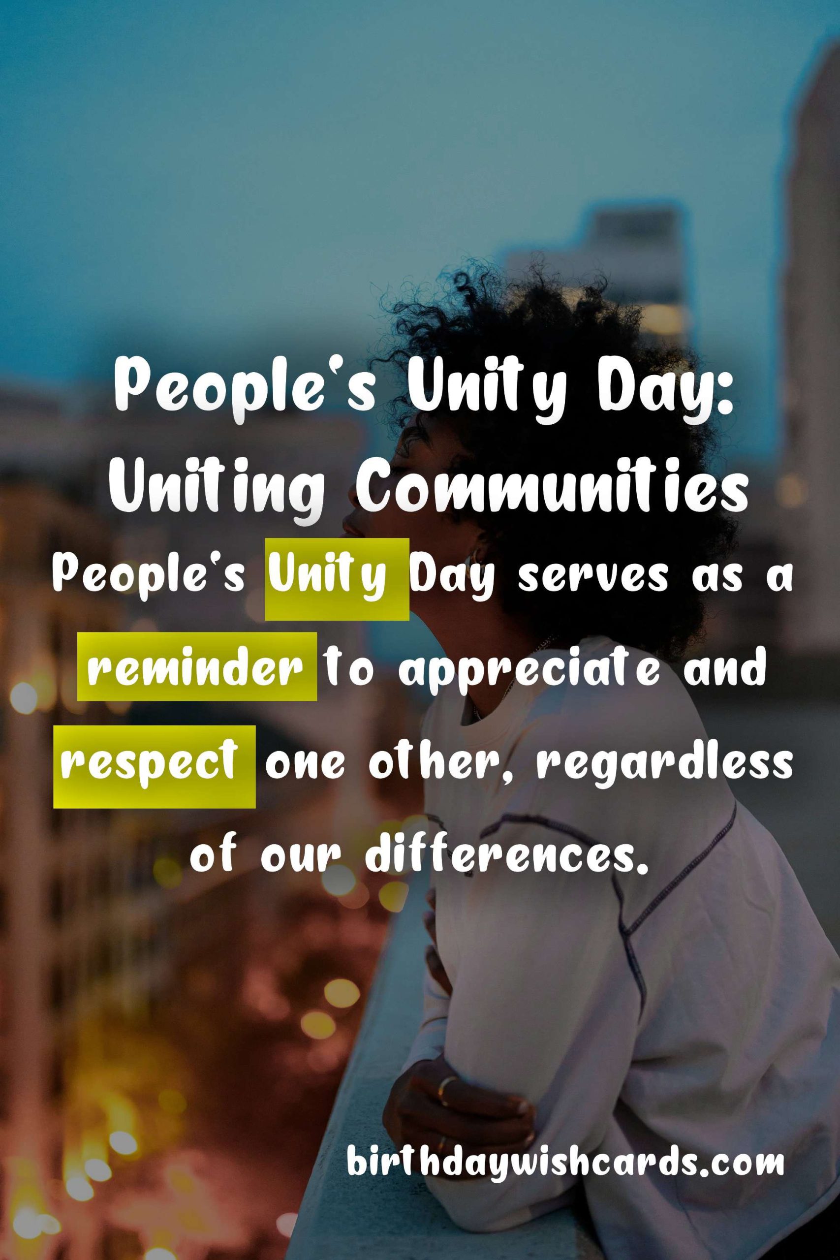 People's Unity Day - 1 May: Breaking Barriers and Uniting Communities