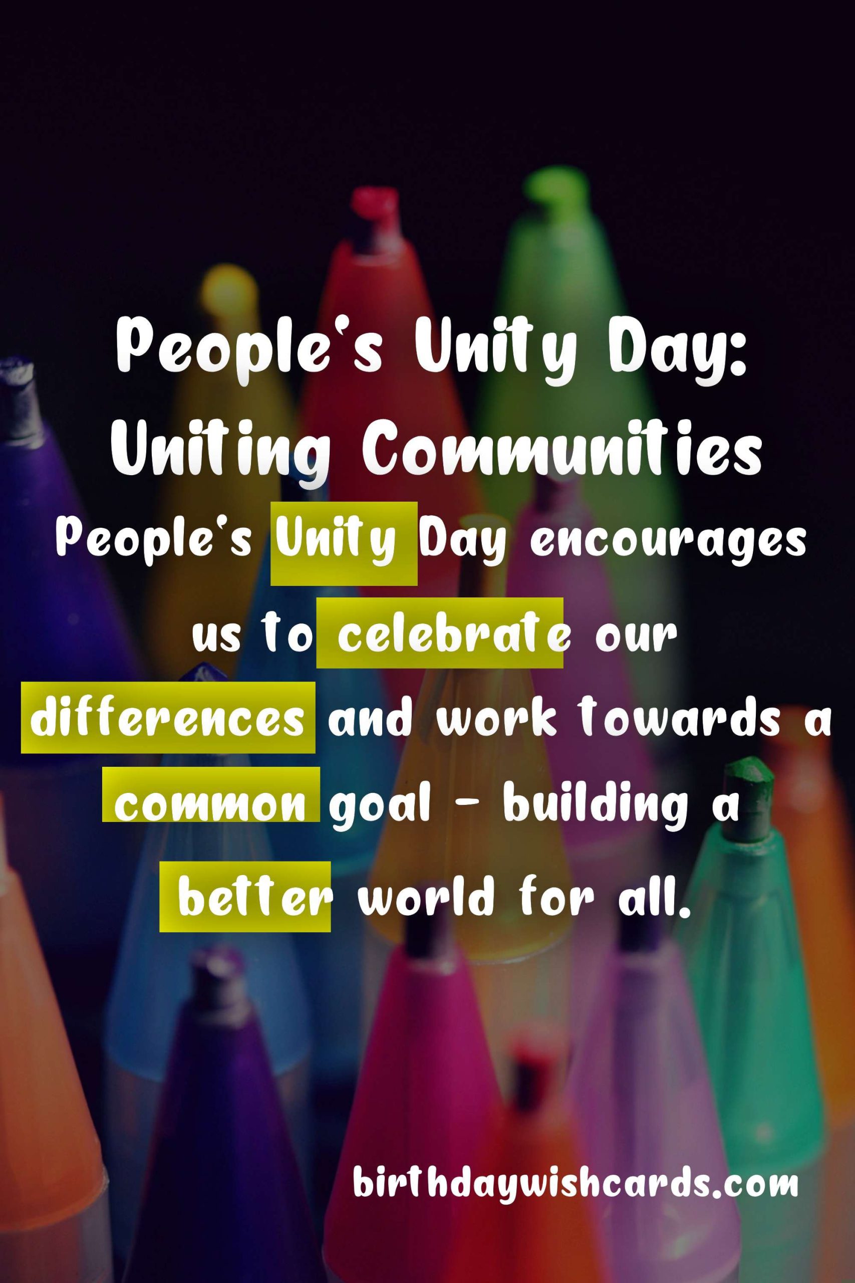 People's Unity Day - 1 May: Breaking Barriers and Uniting Communities