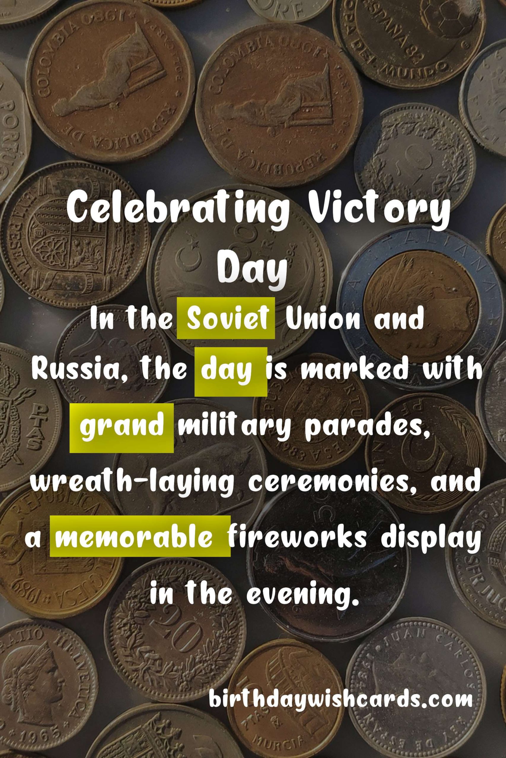 Celebrating Victory Day in World War II - 9 May 2021