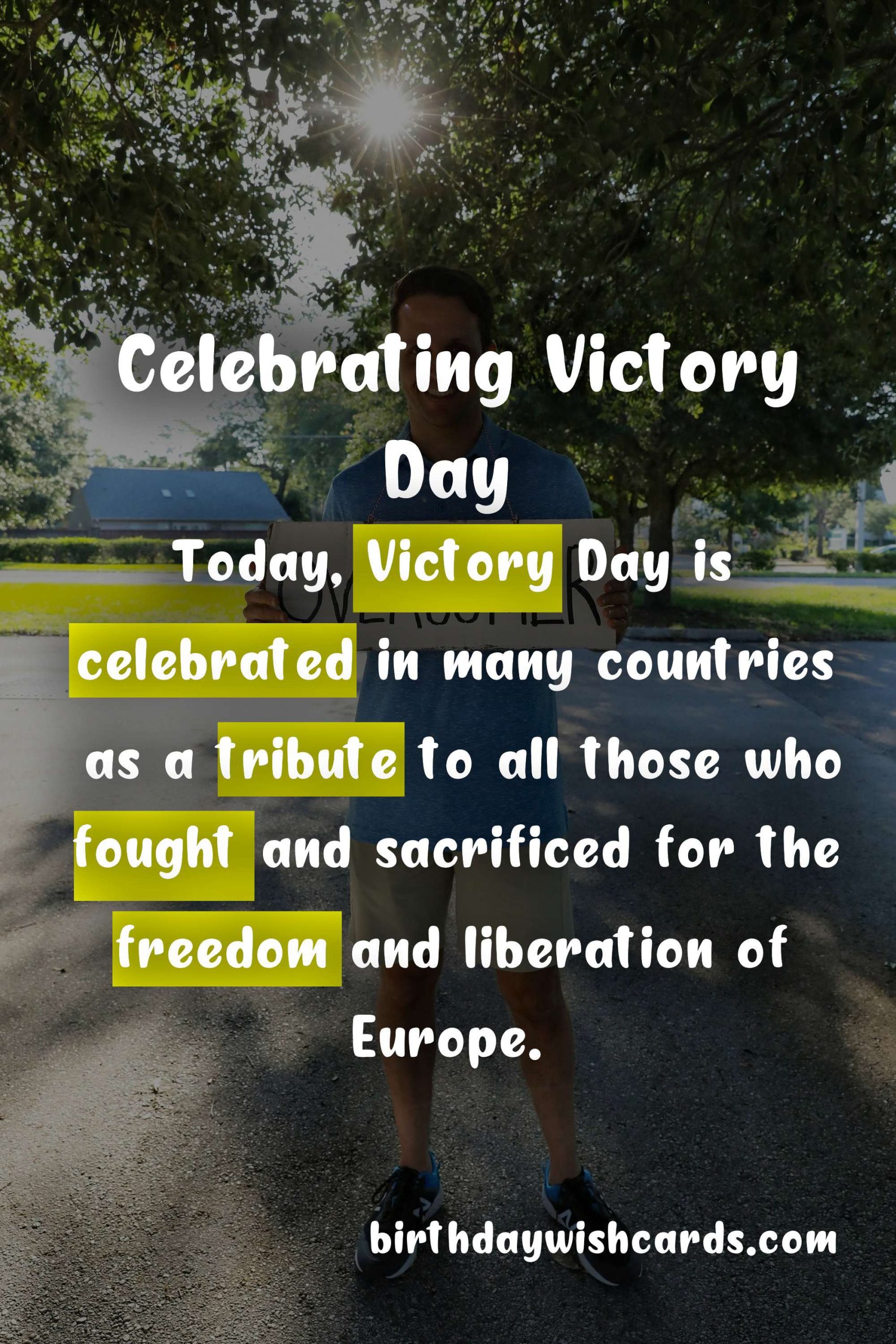 Celebrating Victory Day in World War II - 9 May 2021