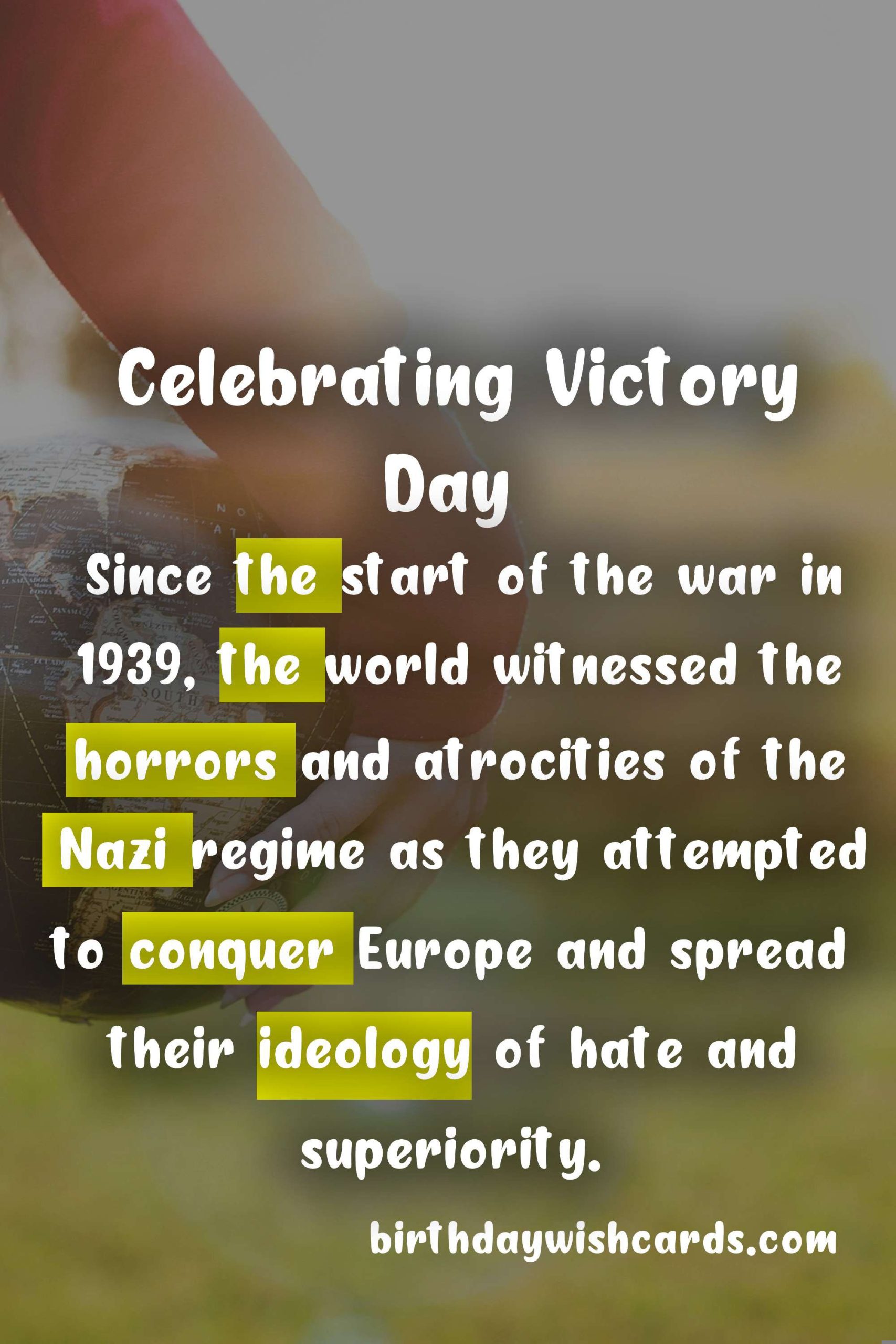 Celebrating Victory Day in World War II - 9 May 2021