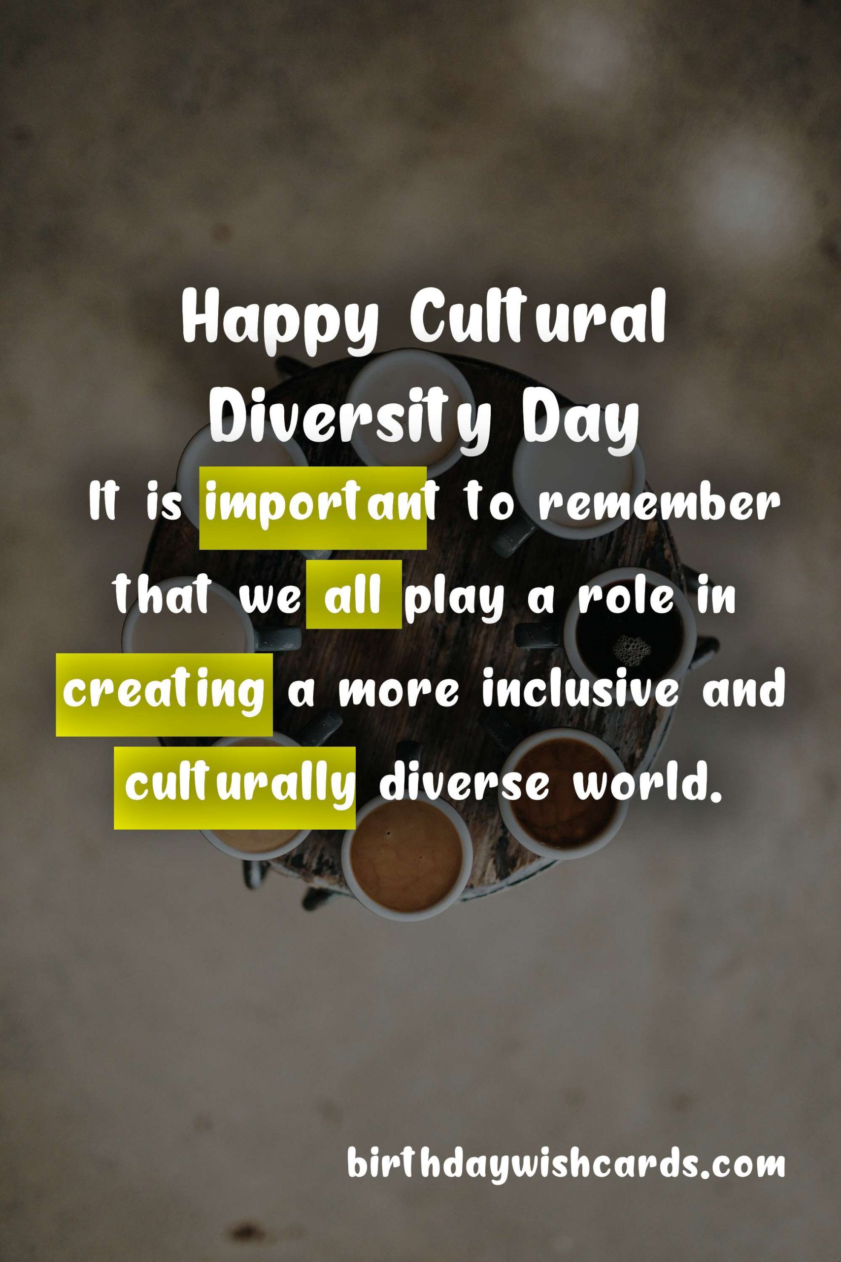 Day of Respect for Cultural Diversity: October 12