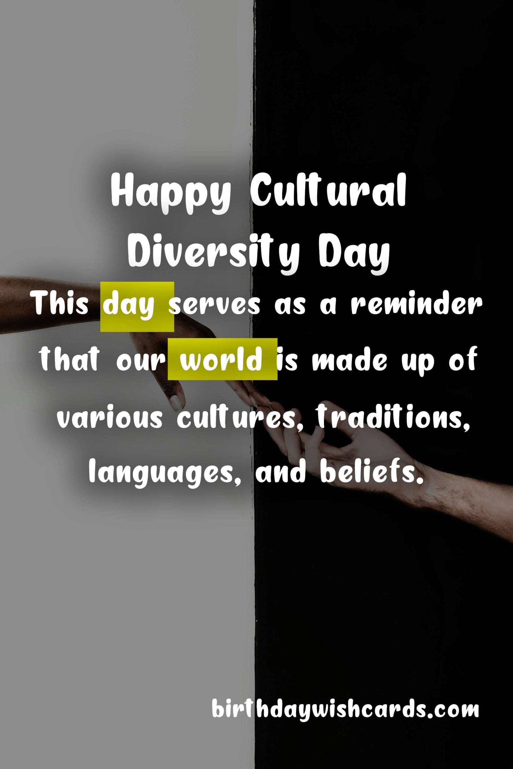 Day of Respect for Cultural Diversity: October 12