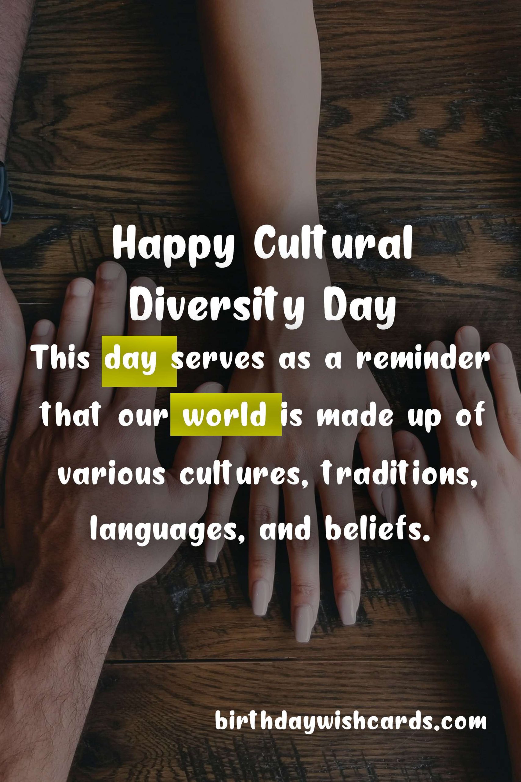 Day of Respect for Cultural Diversity: October 12