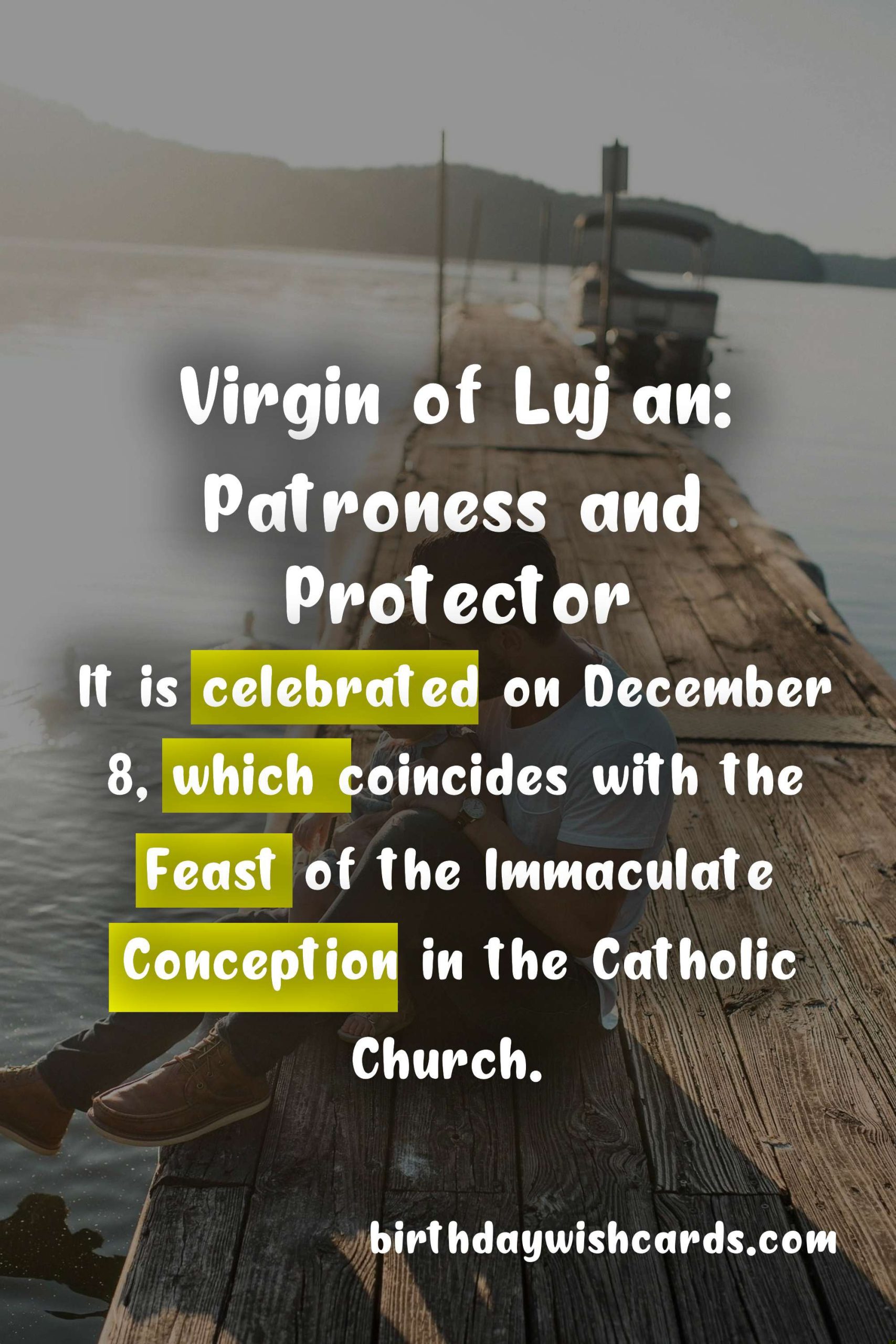 Celebrating the Day of the Virgin of Lujan: December 8