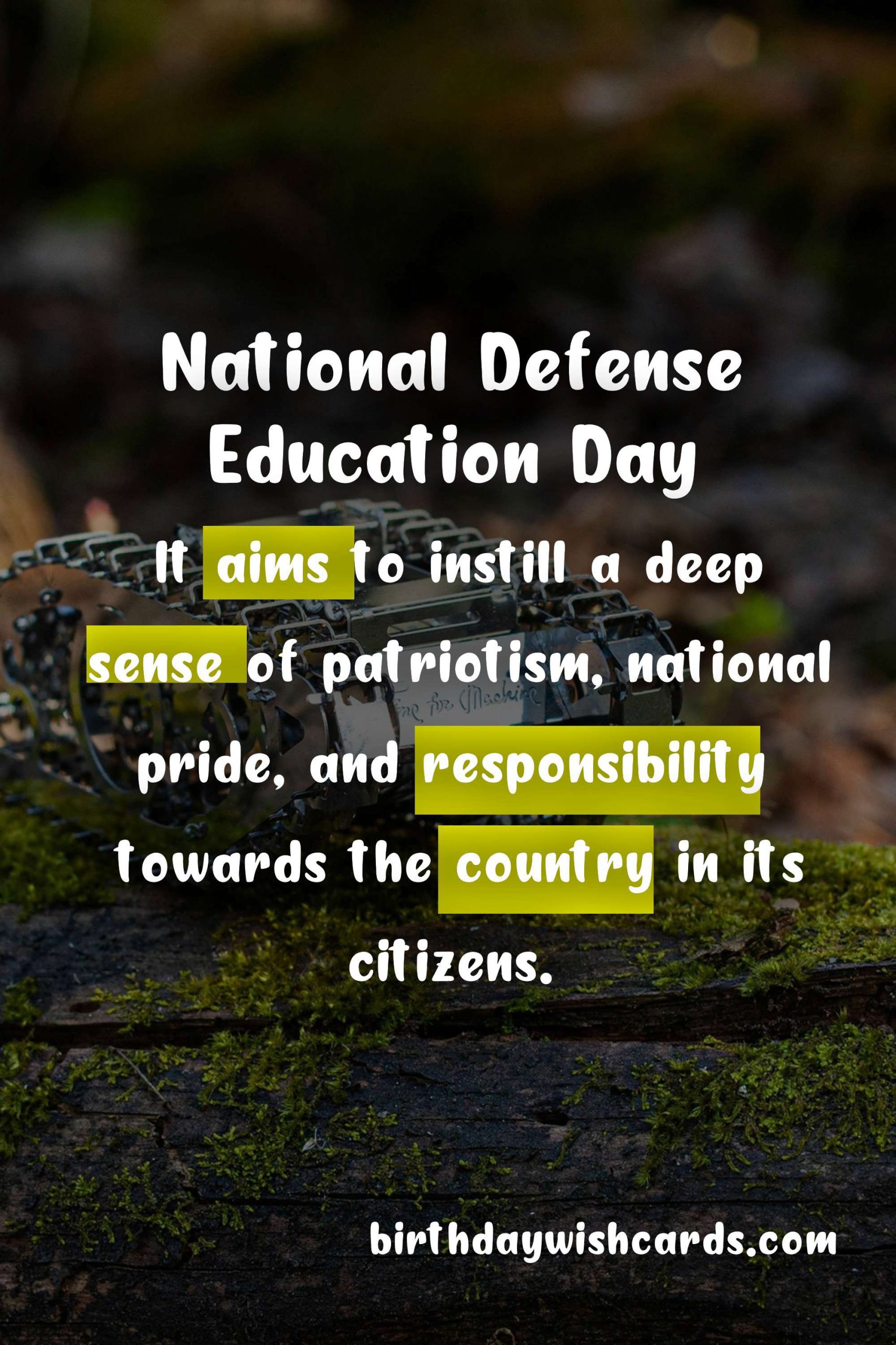 Celebrate National Defense Education Day - September 15